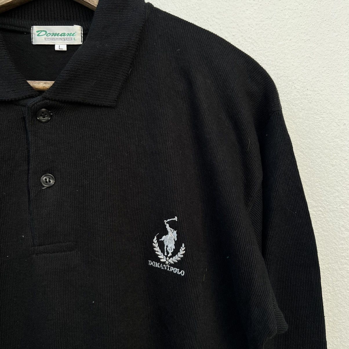 Japanese Brand VINTAGE COLLAR SWEATSHIRT DOMANI NATURAWEAR Size US L / EU 52-54 / 3 - 4 Thumbnail