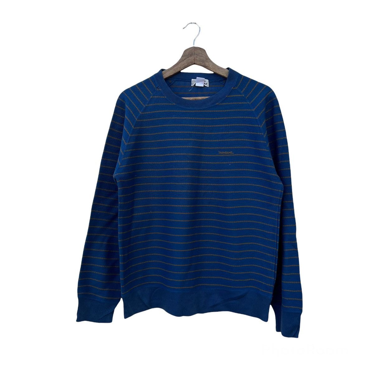 Japanese Brand VINTAGE MONTANT STRIPE SWEATSHIRT RARE STYLE Size US M / EU 48-50 / 2 - 1 Thumbnail