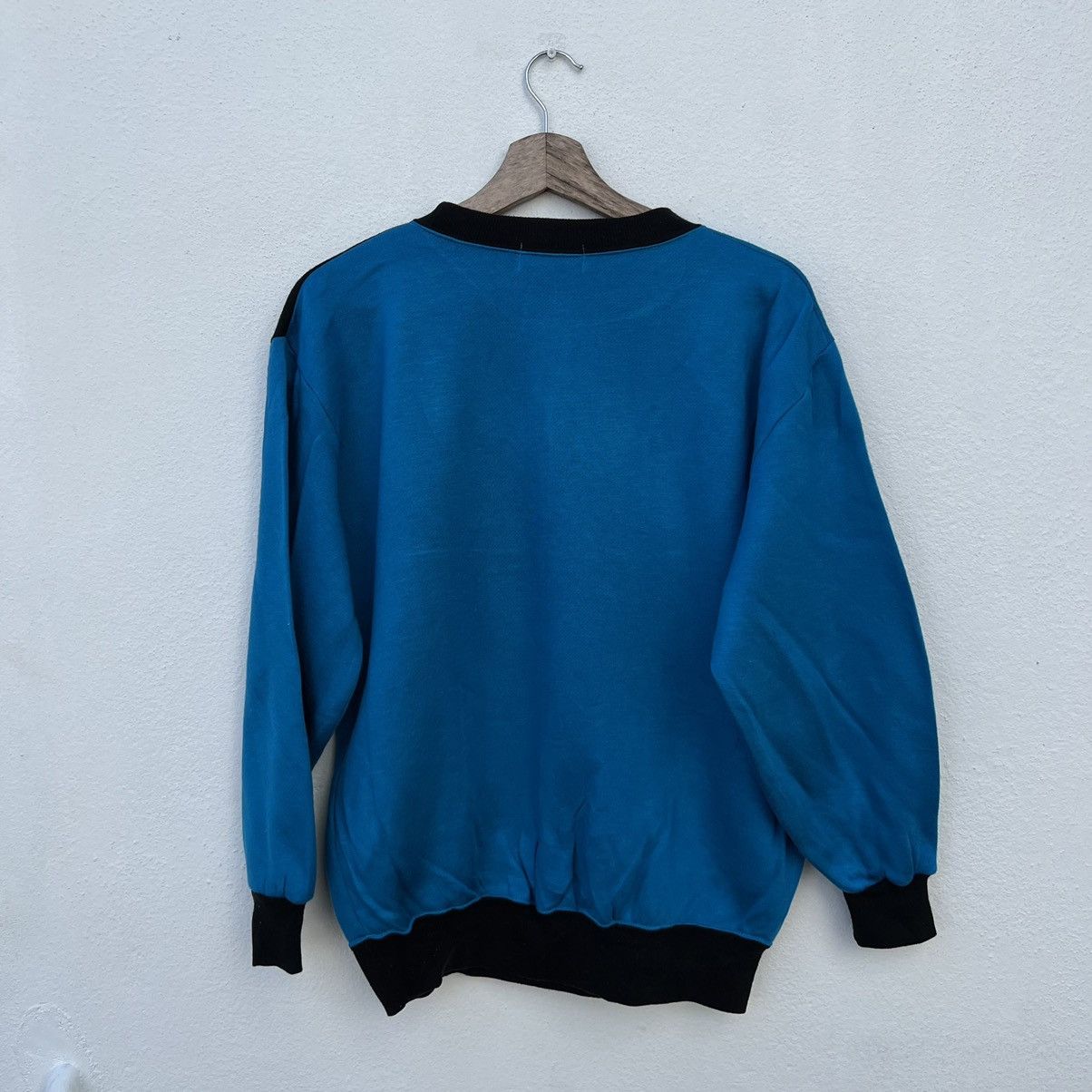 Japanese Brand VINTAGE LACIFONELLI PATCHWORK DESIGN SWEATSHIRT BIG LOGO Size US M / EU 48-50 / 2 - 7 Thumbnail