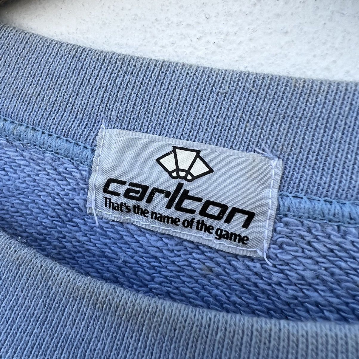 Japanese Brand VINTAGE CARLTON BADMINTON SPORTS BIG LOGO SWEATSHIRT Size US M / EU 48-50 / 2 - 6 Thumbnail