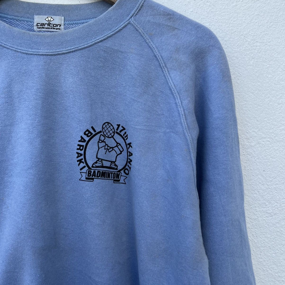 Japanese Brand VINTAGE CARLTON BADMINTON SPORTS BIG LOGO SWEATSHIRT Size US M / EU 48-50 / 2 - 3 Thumbnail
