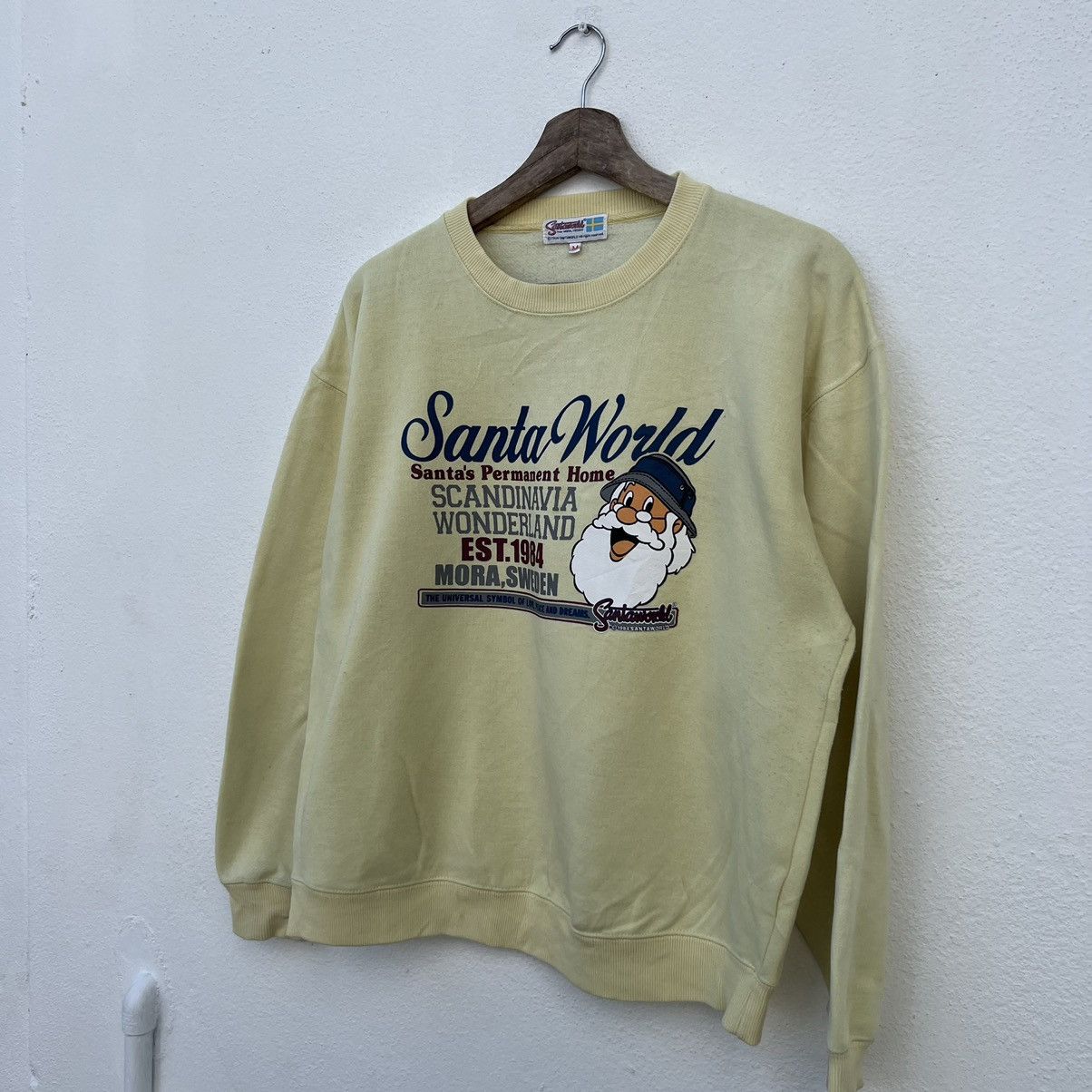 Japanese Brand VINTAGE SANTAWORLD BIG LOGO SWEATSHIRT Size US M / EU 48-50 / 2 - 2 Thumbnail