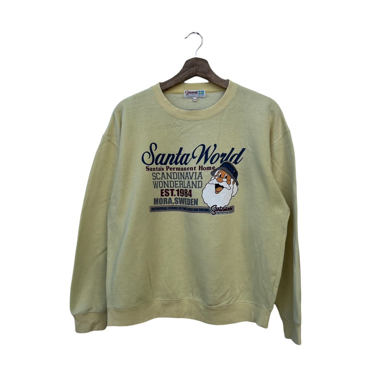 Japanese Brand VINTAGE SANTAWORLD BIG LOGO SWEATSHIRT Size US M / EU 48-50 / 2 - 1 Thumbnail