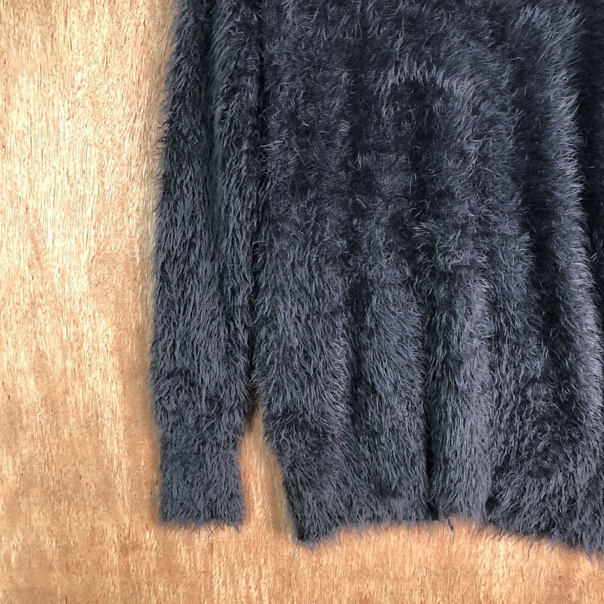 Homespun Knitwear Jades cardigan Shag Shaggy Fur Mohair Cardigan #6504DL Size M / US 6-8 / IT 42-44 - 9 Thumbnail