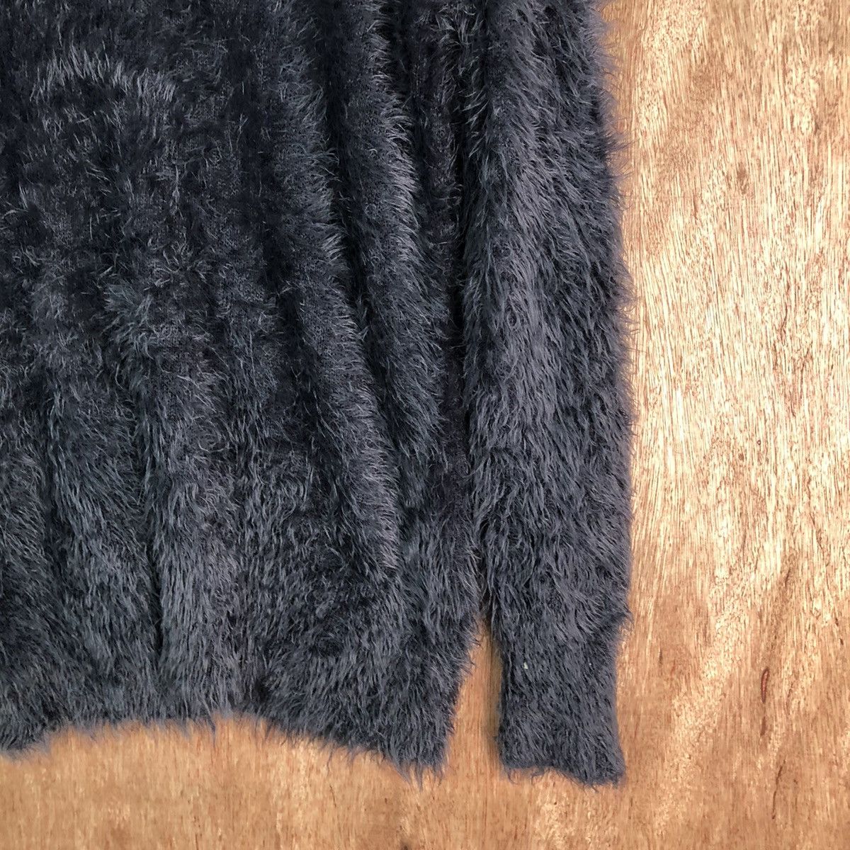 Homespun Knitwear Jades cardigan Shag Shaggy Fur Mohair Cardigan #6504DL Size M / US 6-8 / IT 42-44 - 10 Thumbnail