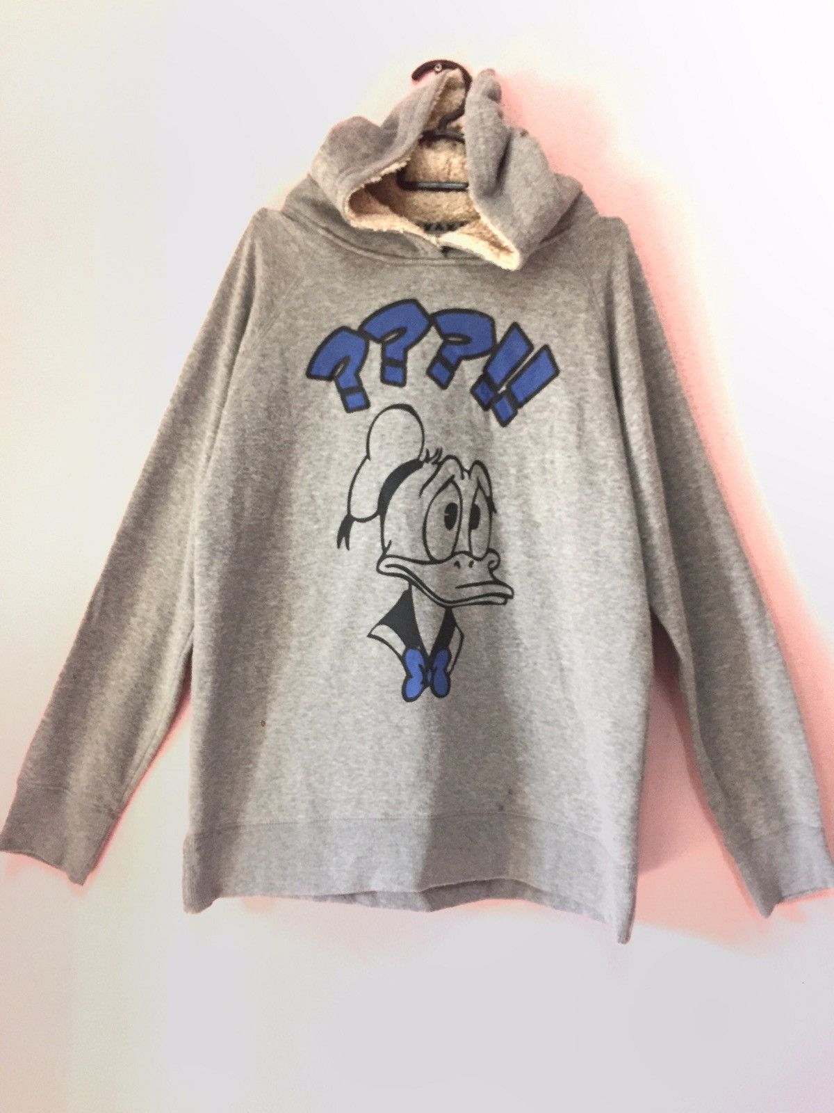 Disney Donald Duck Sweatshirt Hoodie Big Logo Size US L / EU 52-54 / 3 - 1 Thumbnail
