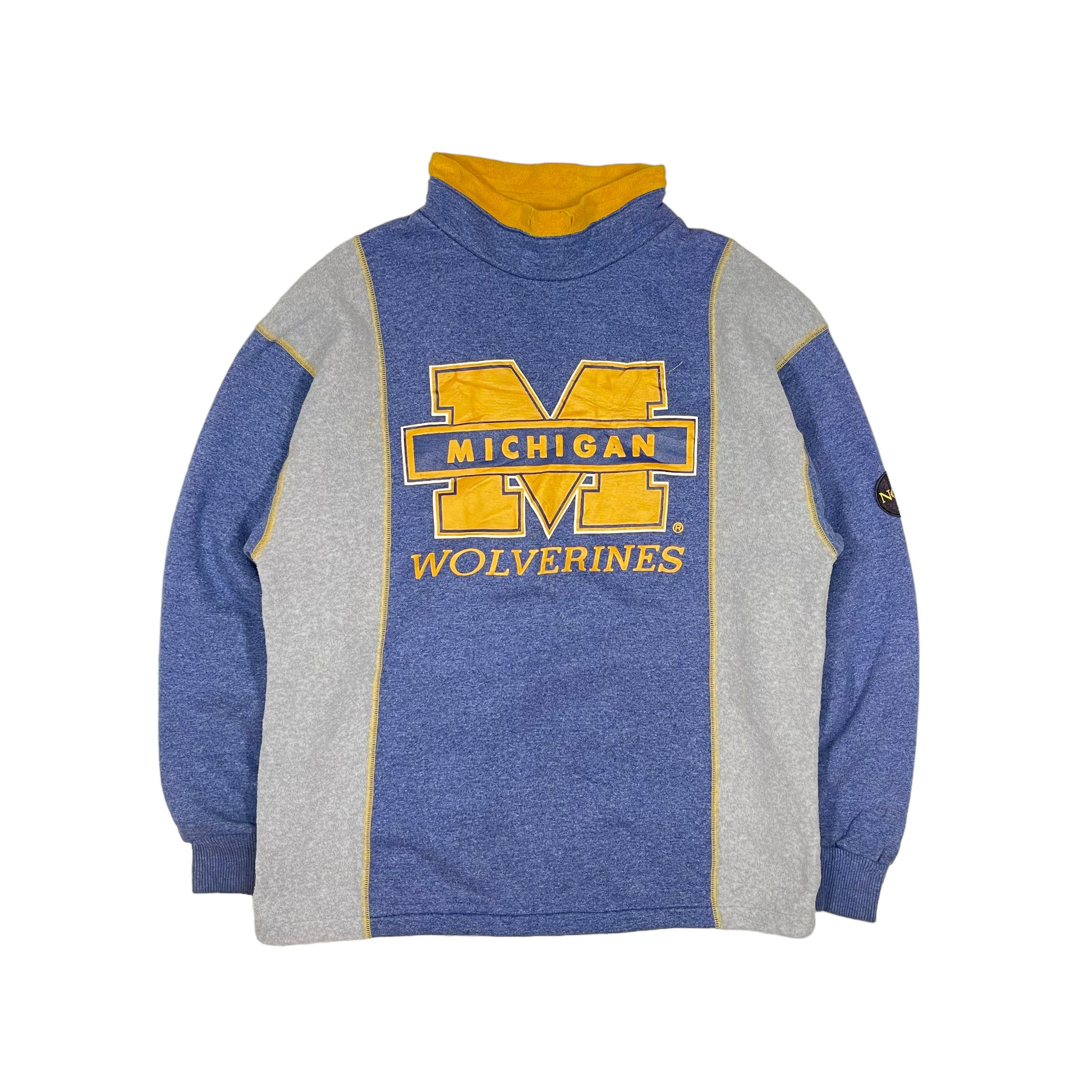 Vintage Vintage 90s Michigan Wolverines NCAA University Sweashirt Size US M / EU 48-50 / 2 - 1 Thumbnail