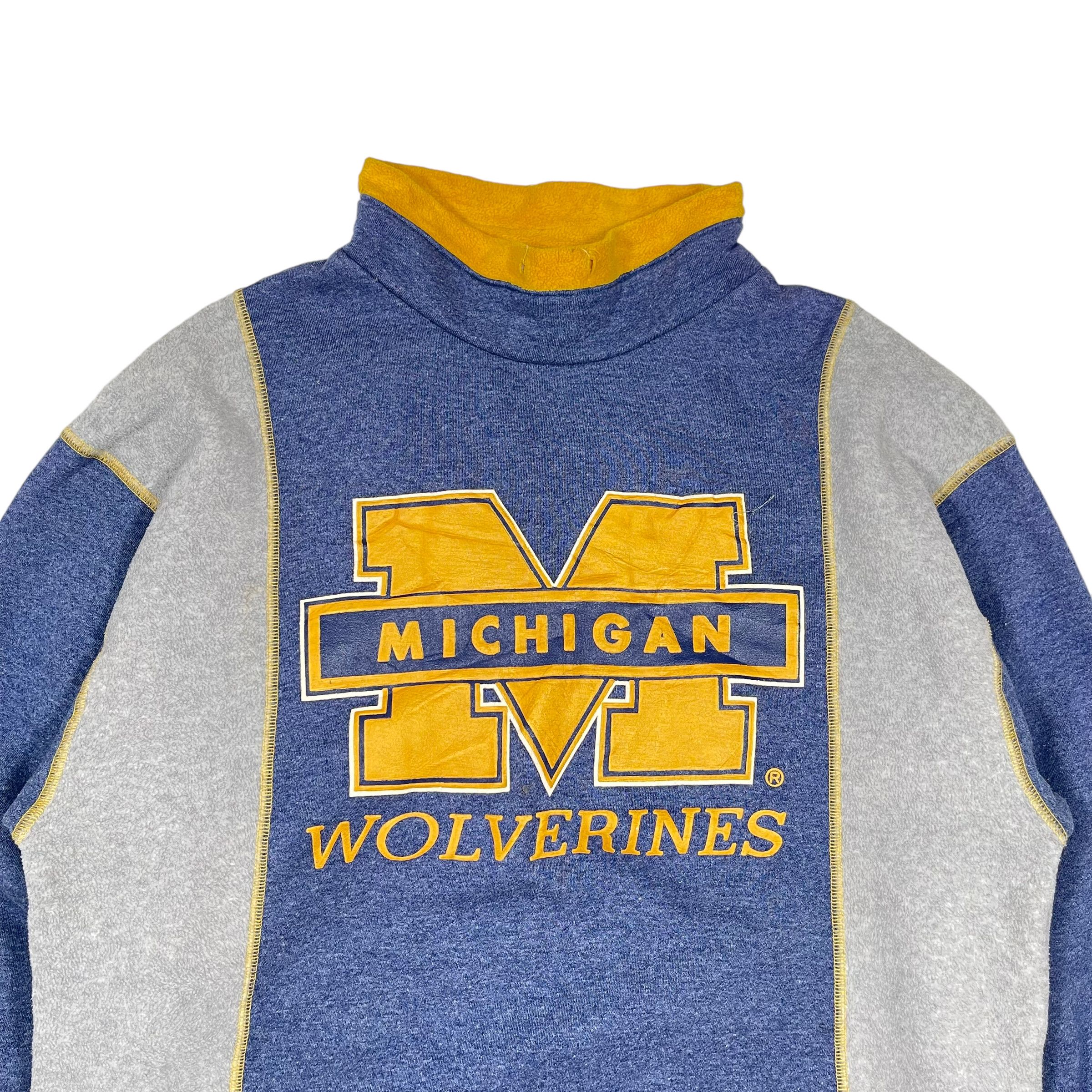 Vintage Vintage 90s Michigan Wolverines NCAA University Sweashirt Size US M / EU 48-50 / 2 - 2 Thumbnail