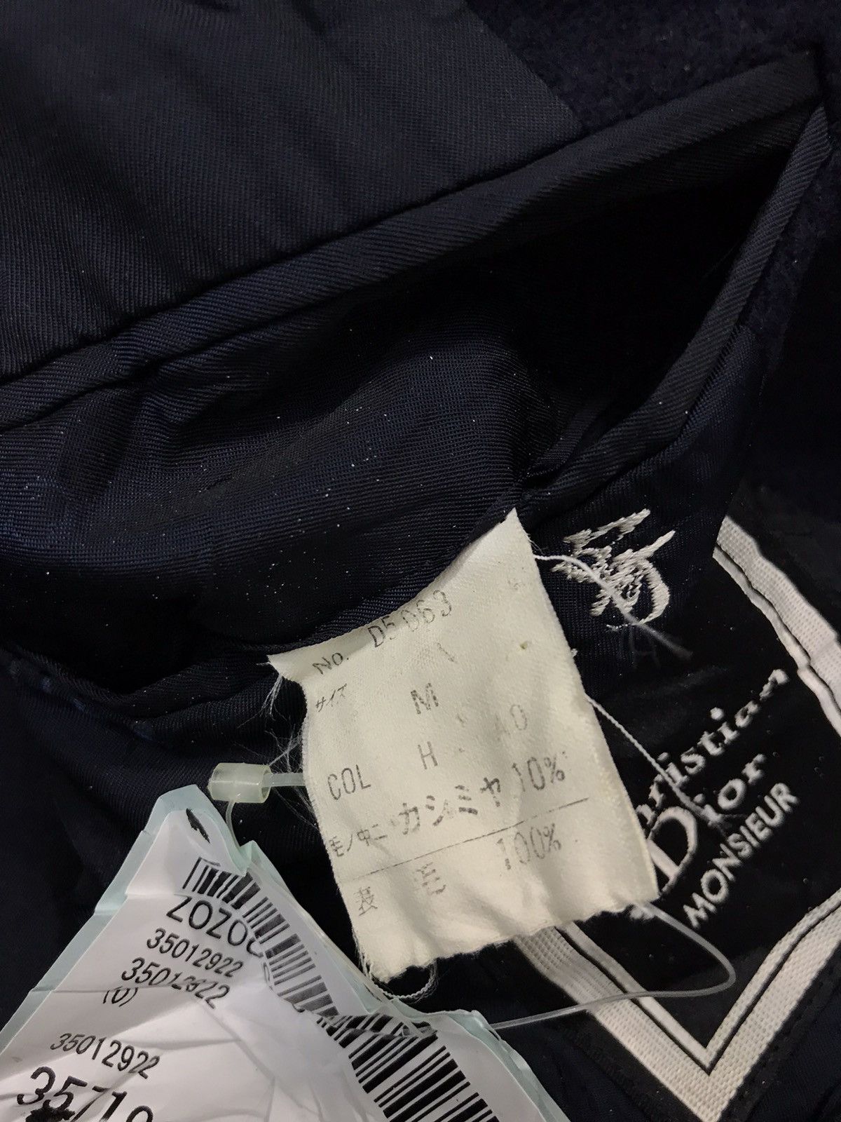 Christian Dior Monsieur × Designer Christian Dior Monsieur Double Breasted Jacket Blazer Coat Size 38L - 9 Thumbnail