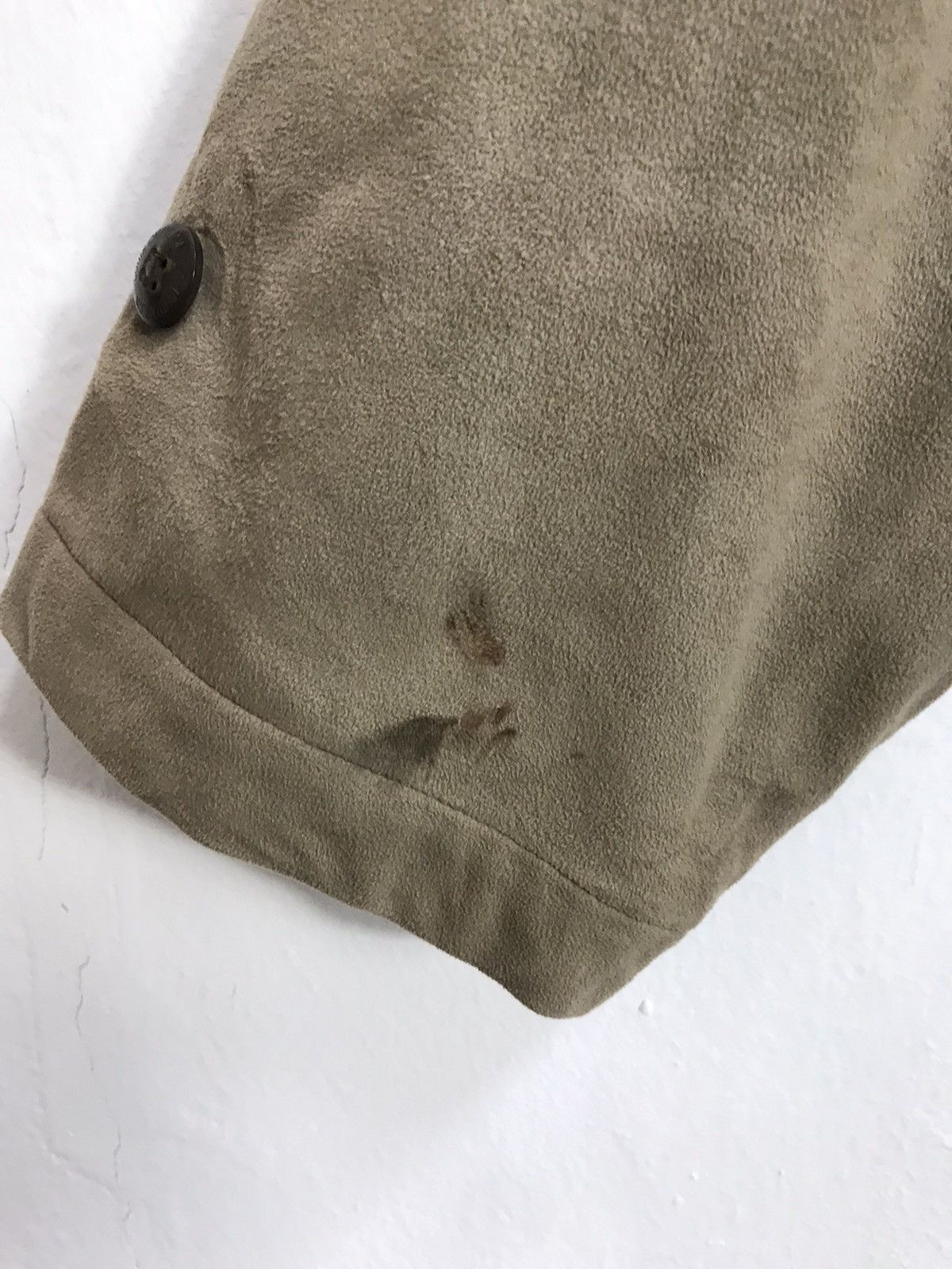 Japanese Brand × Vintage 90s Louis Chavlon Rich Life Suede Jacket Coat Safari Size US XL / EU 56 / 4 - 15 Thumbnail