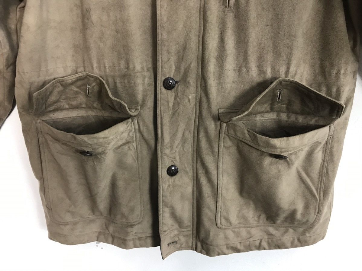 Japanese Brand × Vintage 90s Louis Chavlon Rich Life Suede Jacket Coat Safari Size US XL / EU 56 / 4 - 16 Thumbnail