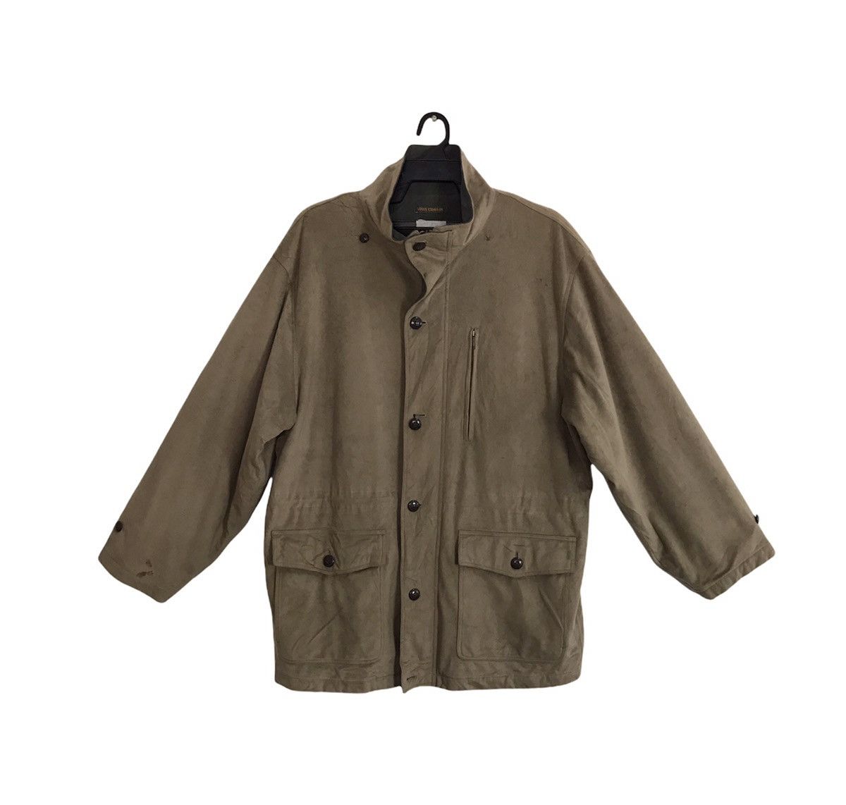 Japanese Brand × Vintage 90s Louis Chavlon Rich Life Suede Jacket Coat Safari Size US XL / EU 56 / 4 - 1 Thumbnail