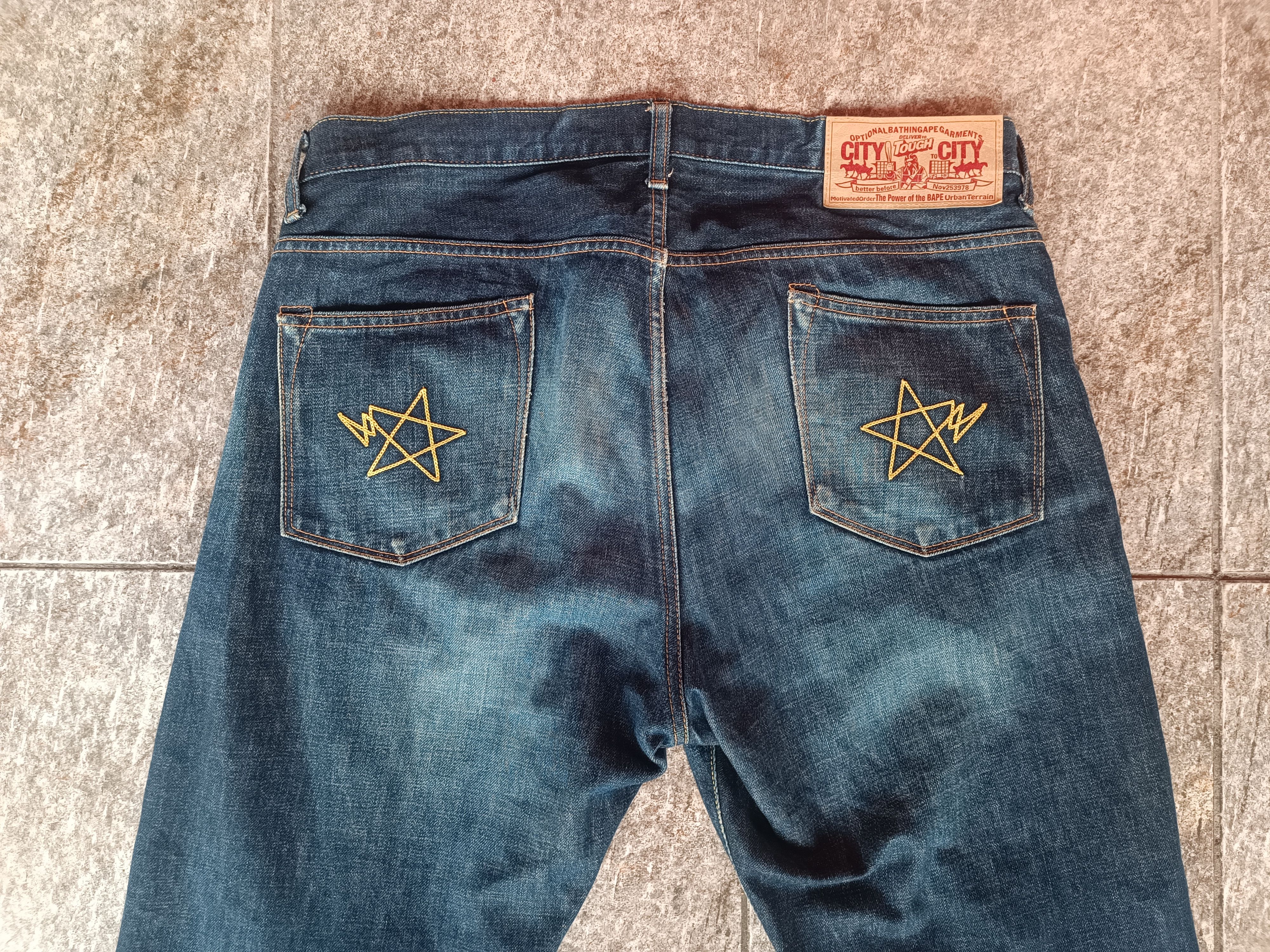 Bape × Nigo Bapesta Denim Size US 36 / EU 52 - 4 Thumbnail