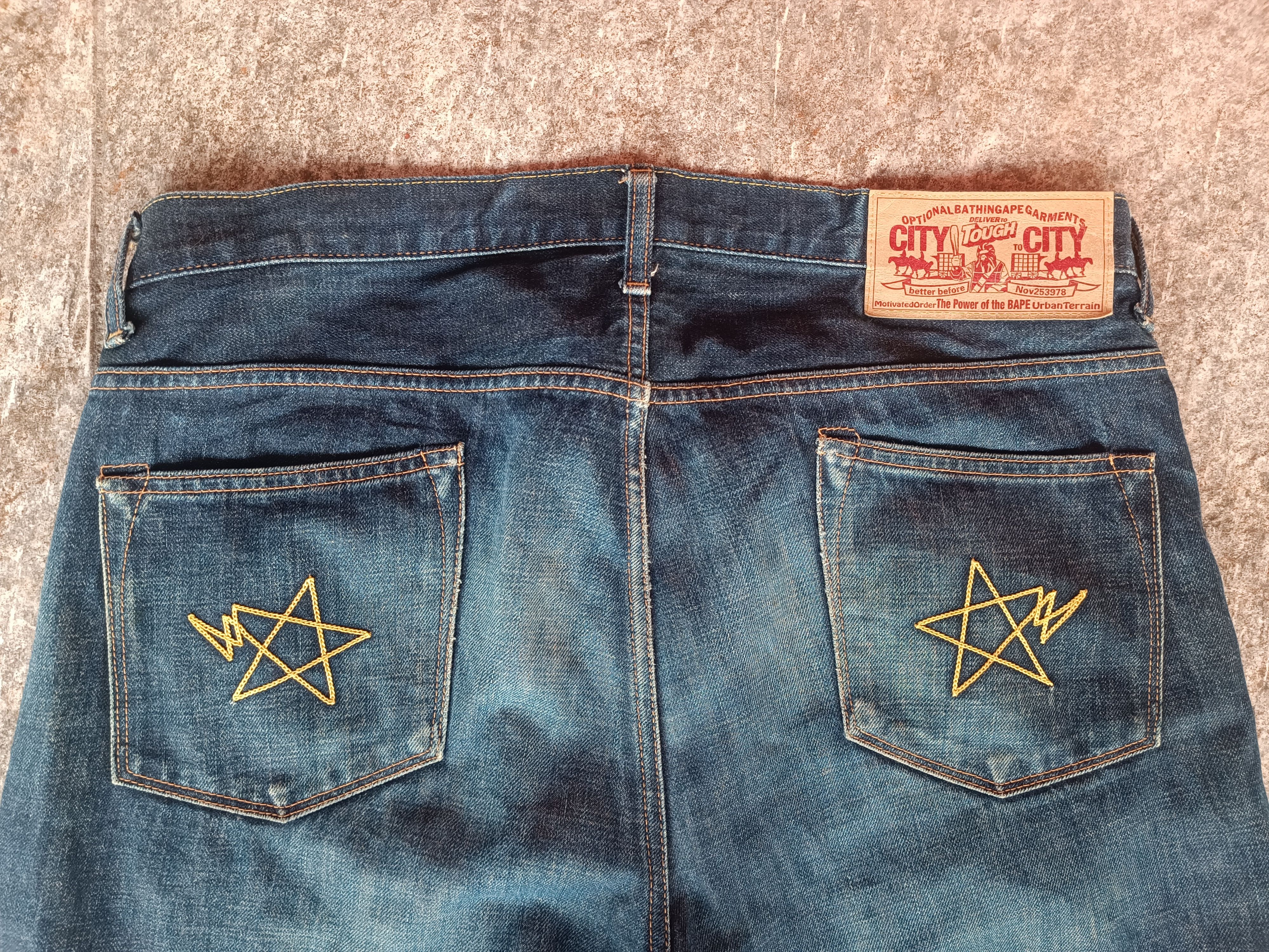 Bape × Nigo Bapesta Denim Size US 36 / EU 52 - 5 Thumbnail
