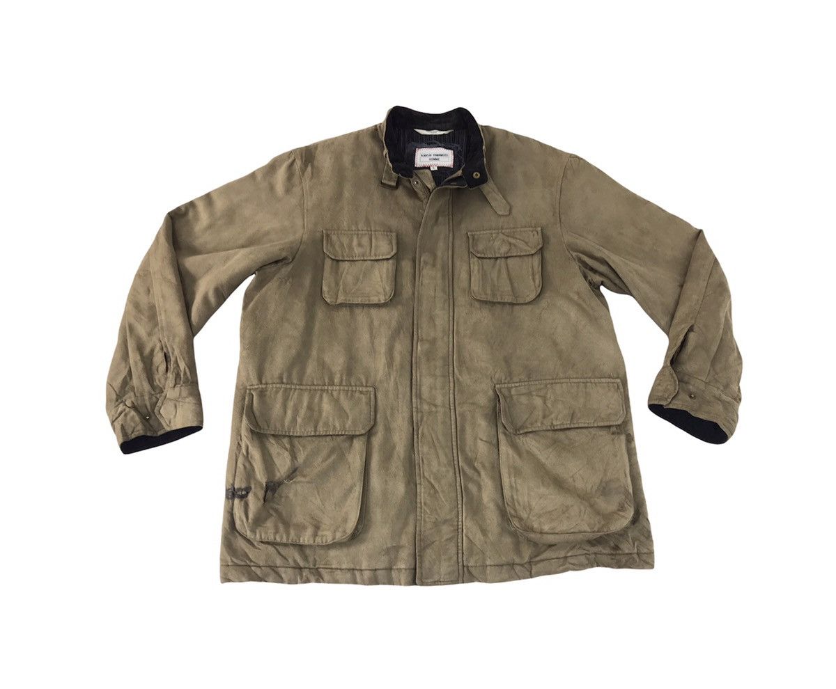Japanese Brand × Kansai Yamamoto Vintage Kansai Yamamoto Homme Jacket Quilted Padded Size US L / EU 52-54 / 3 - 1 Thumbnail