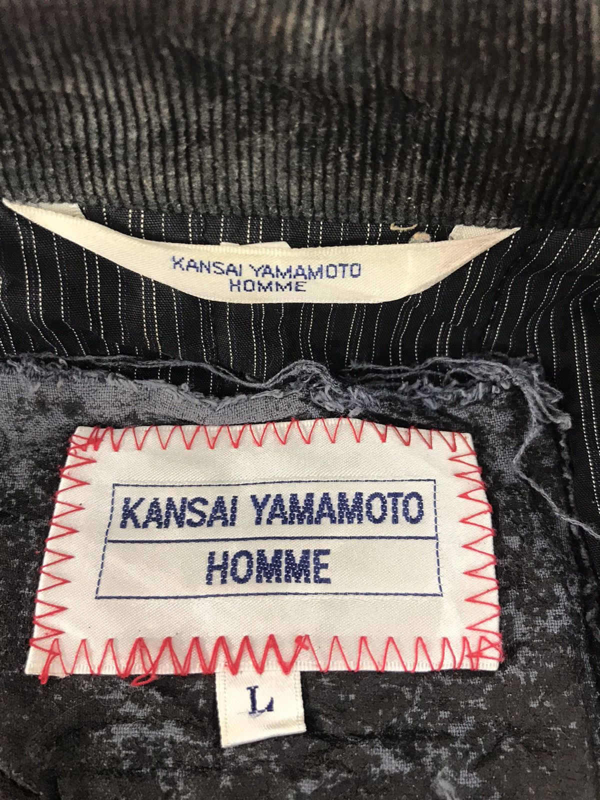 Japanese Brand × Kansai Yamamoto Vintage Kansai Yamamoto Homme Jacket Quilted Padded Size US L / EU 52-54 / 3 - 7 Thumbnail