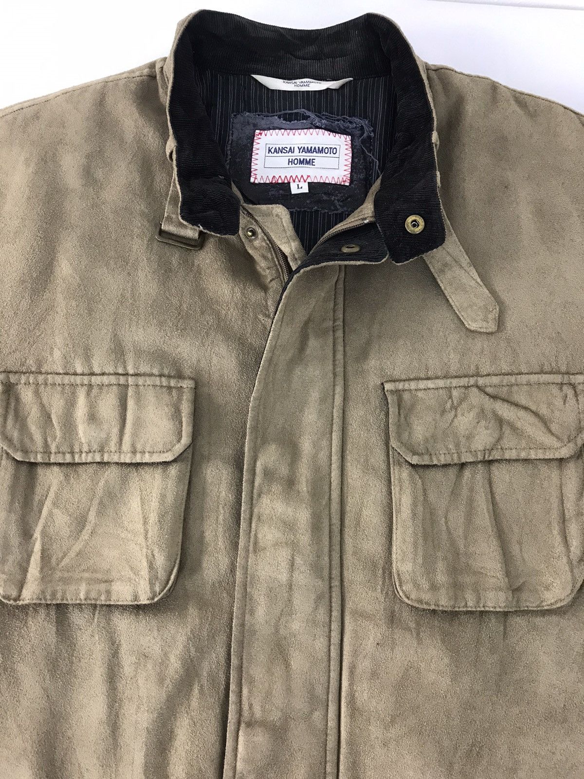 Japanese Brand × Kansai Yamamoto Vintage Kansai Yamamoto Homme Jacket Quilted Padded Size US L / EU 52-54 / 3 - 3 Thumbnail