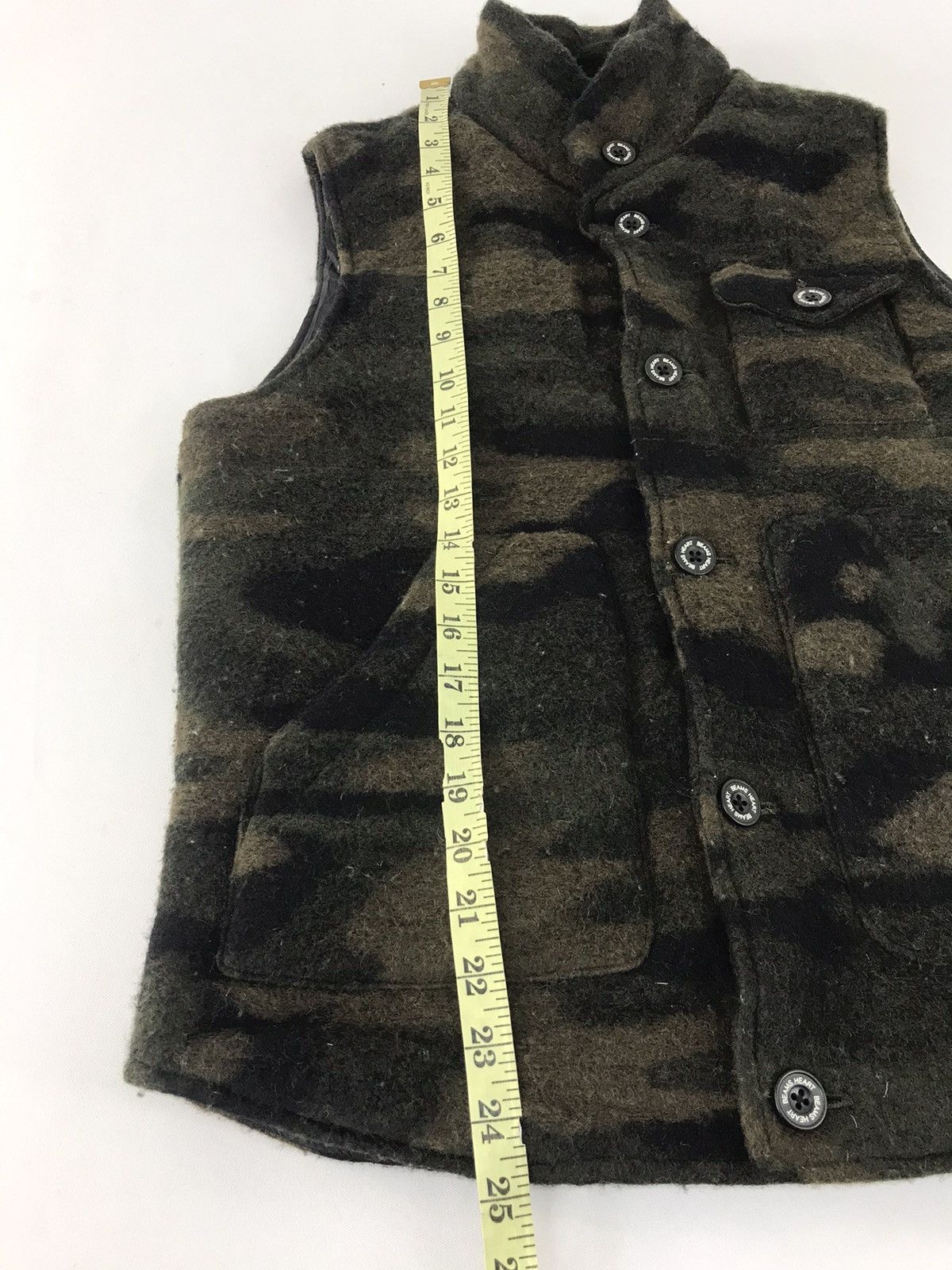 Beams Plus × Japanese Brand Beams Heart Fleece Dark Camouflage Army Insulated Wool Size US S / EU 44-46 / 1 - 10 Thumbnail