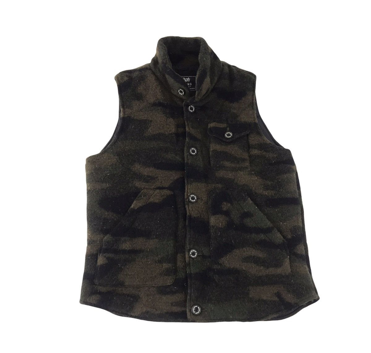 Beams Plus × Japanese Brand Beams Heart Fleece Dark Camouflage Army Insulated Wool Size US S / EU 44-46 / 1 - 1 Thumbnail