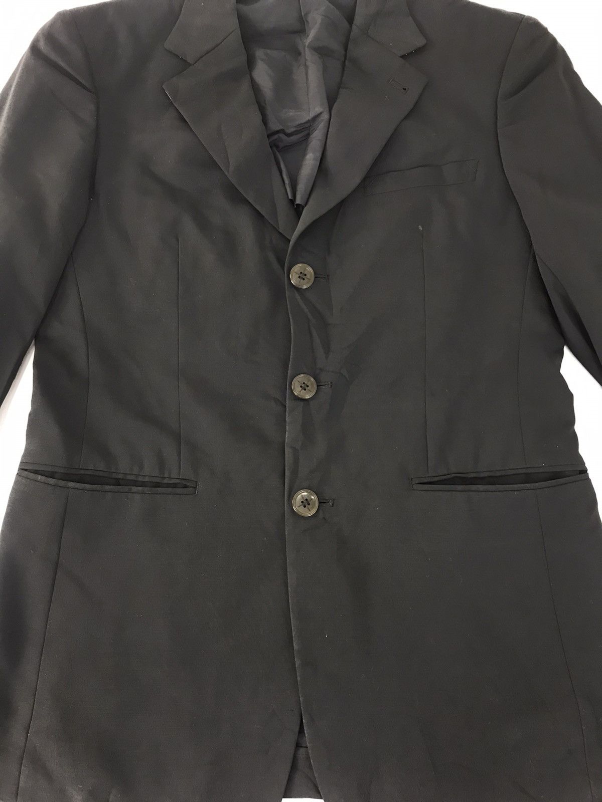 Designer × Jean Paul Gaultier Jean Paul Gaultier Homme Objet Jacket Blazer Coat Fashion Size 38S - 3 Thumbnail