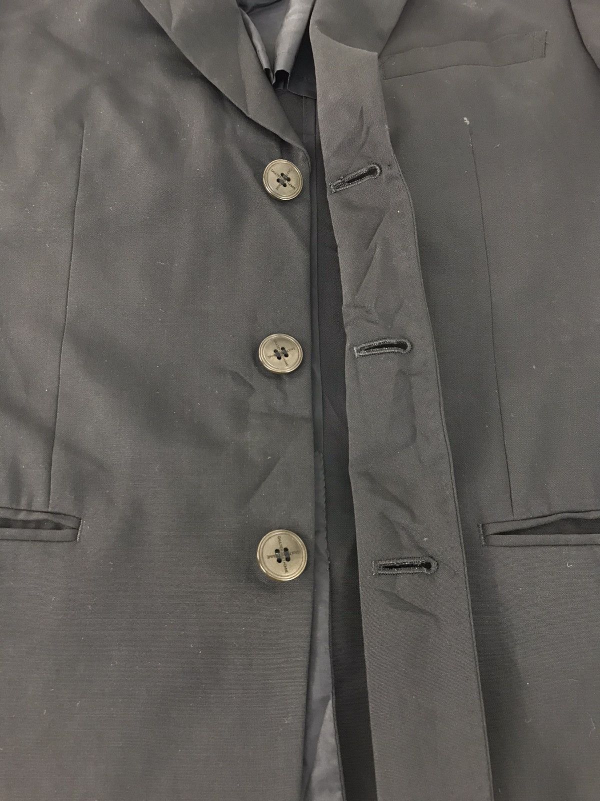 Designer × Jean Paul Gaultier Jean Paul Gaultier Homme Objet Jacket Blazer Coat Fashion Size 38S - 4 Thumbnail