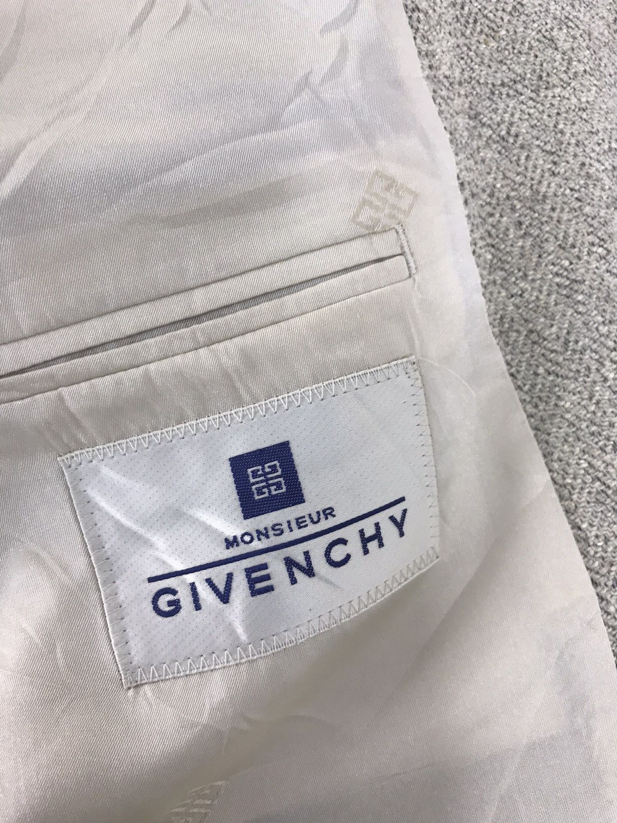 Designer × Givenchy Monsieur Givenchy Paris Luxury Wool Jacket Blazer Coat Size 38L - 7 Thumbnail