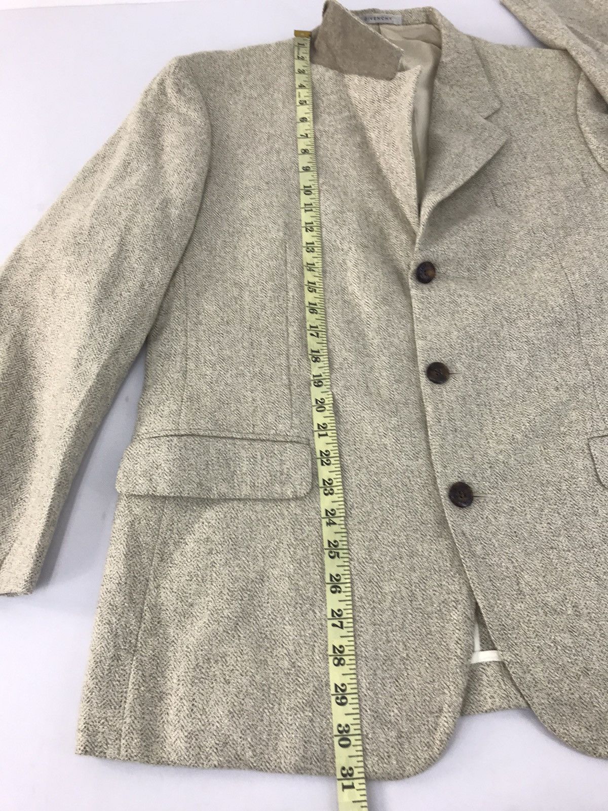 Designer × Givenchy Monsieur Givenchy Paris Luxury Wool Jacket Blazer Coat Size 38L - 3 Thumbnail