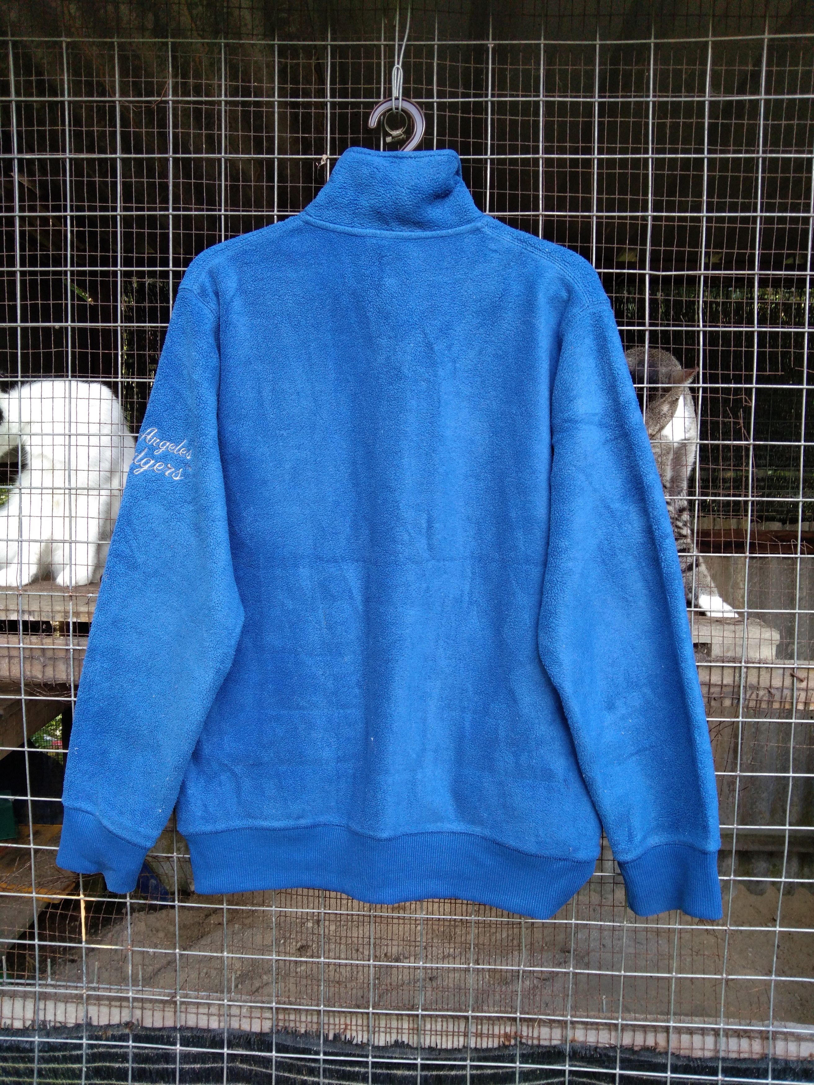 MLB × Uniqlo LA DODGERS HALF-ZIPPER FLEECE SWEATSHIRT Size US L / EU 52-54 / 3 - 2 Thumbnail
