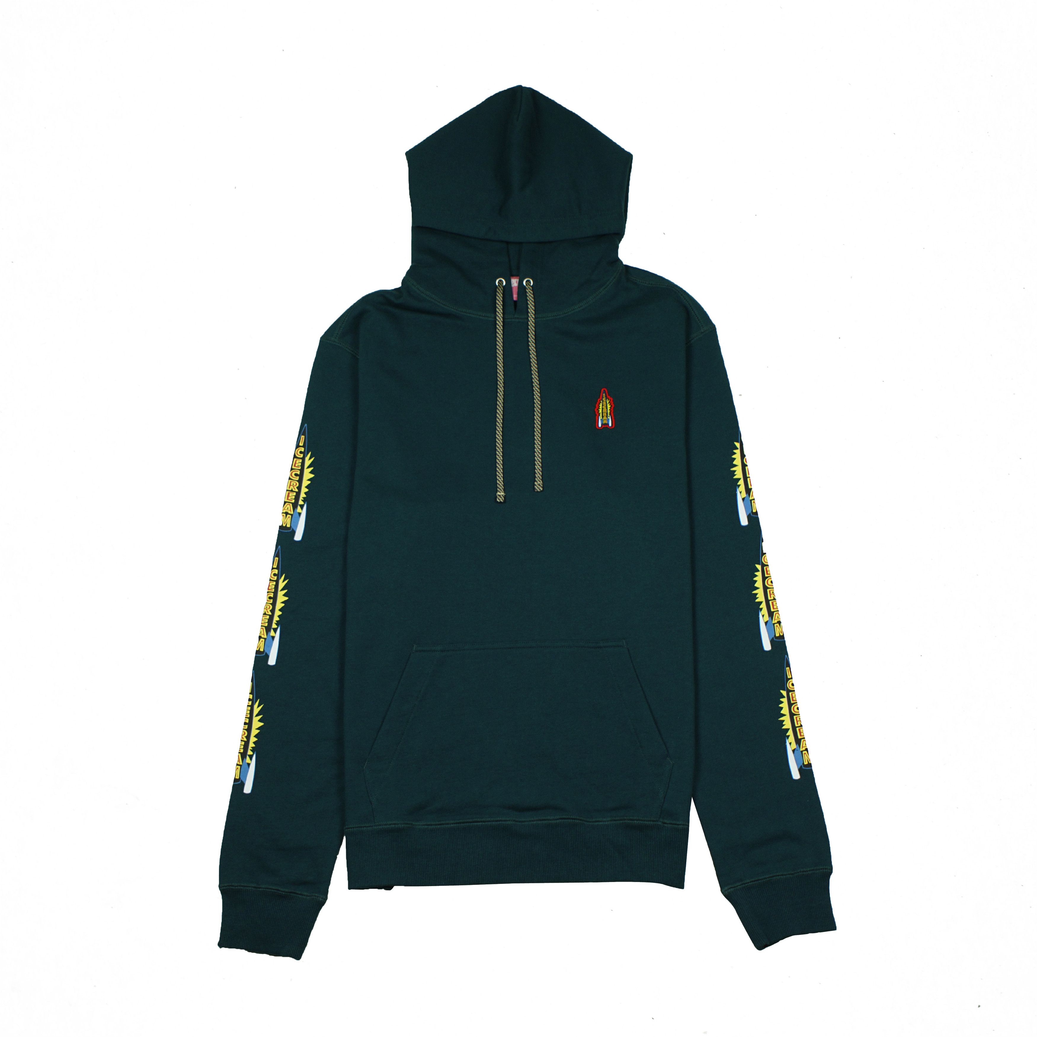 HUF × icecream スウェット HUF x Ice Cream Running Dog Full Zip Hoodie Mocha Men's