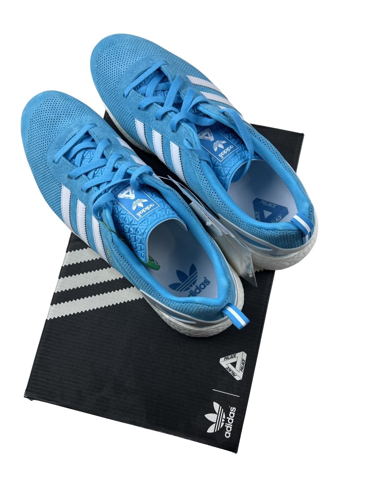 Adidas × Palace 2015 Palace Pro Boost Bright Cyan Size US 11.5 / EU 44-45 - 5 Thumbnail