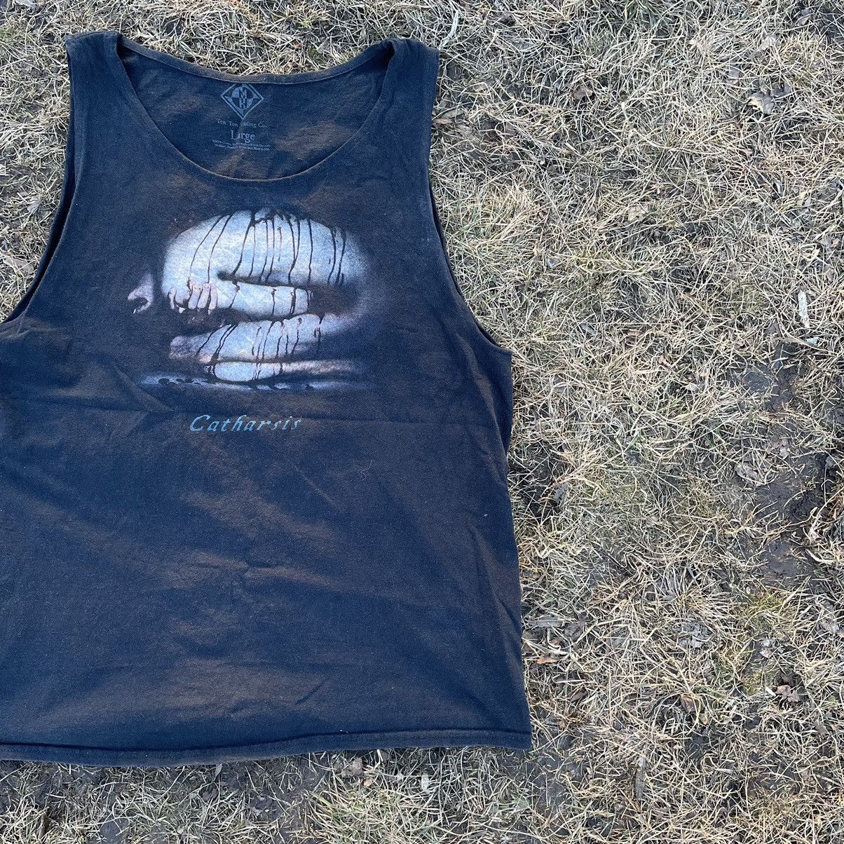Vintage Vintage 90s Sun Faded Graphic Tank Top Grunge Dark Tapered M Size US M / EU 48-50 / 2 - 3 Thumbnail