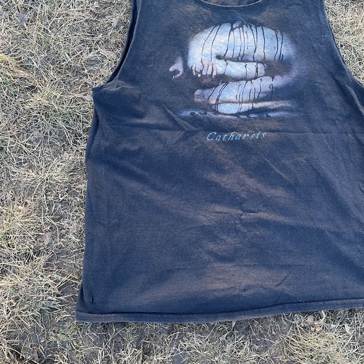 Vintage Vintage 90s Sun Faded Graphic Tank Top Grunge Dark Tapered M Size US M / EU 48-50 / 2 - 4 Thumbnail