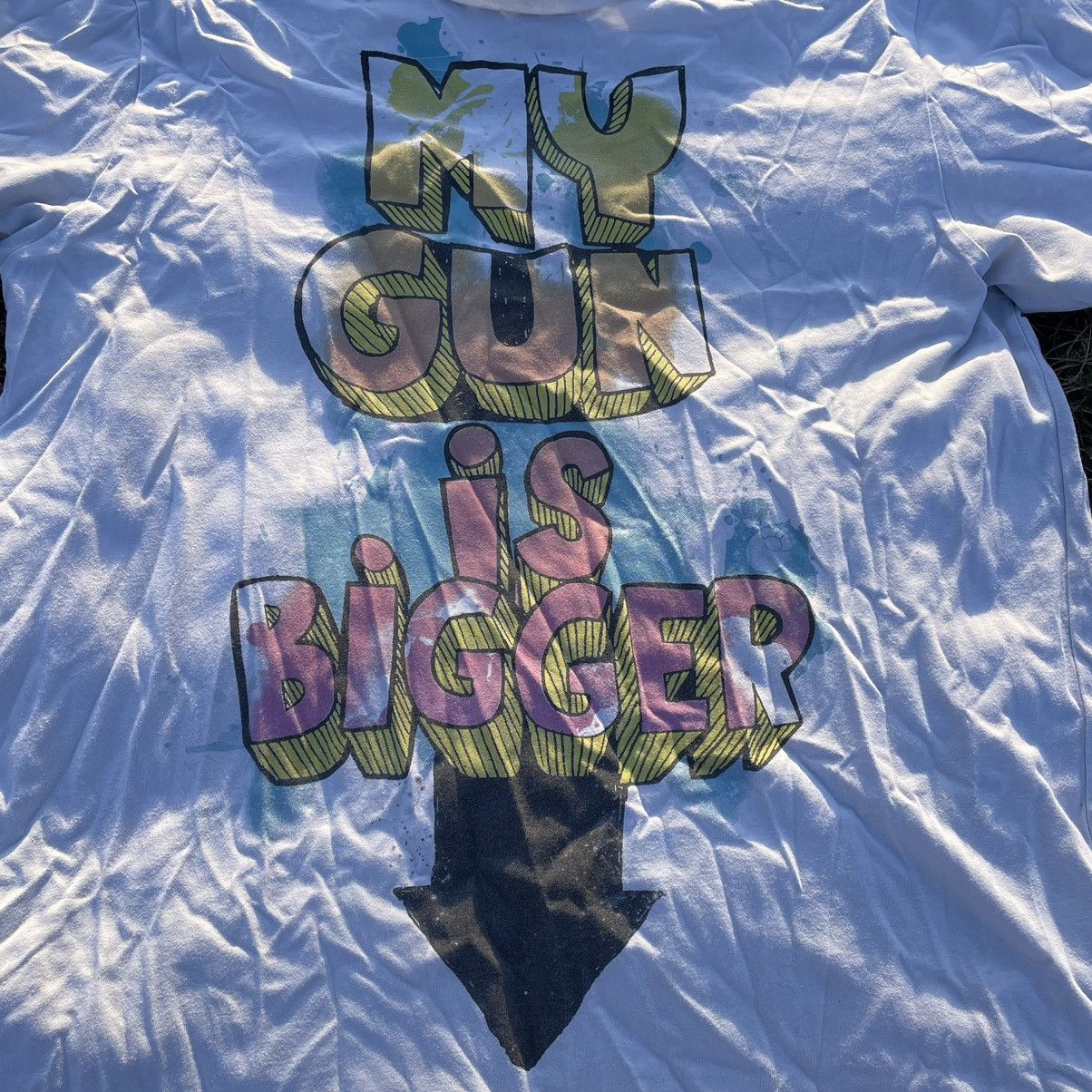 Vintage Vintage Y2K Sun Faded Graphic Tee Skate Streetwear Boxy M Size US M / EU 48-50 / 2 - 4 Thumbnail