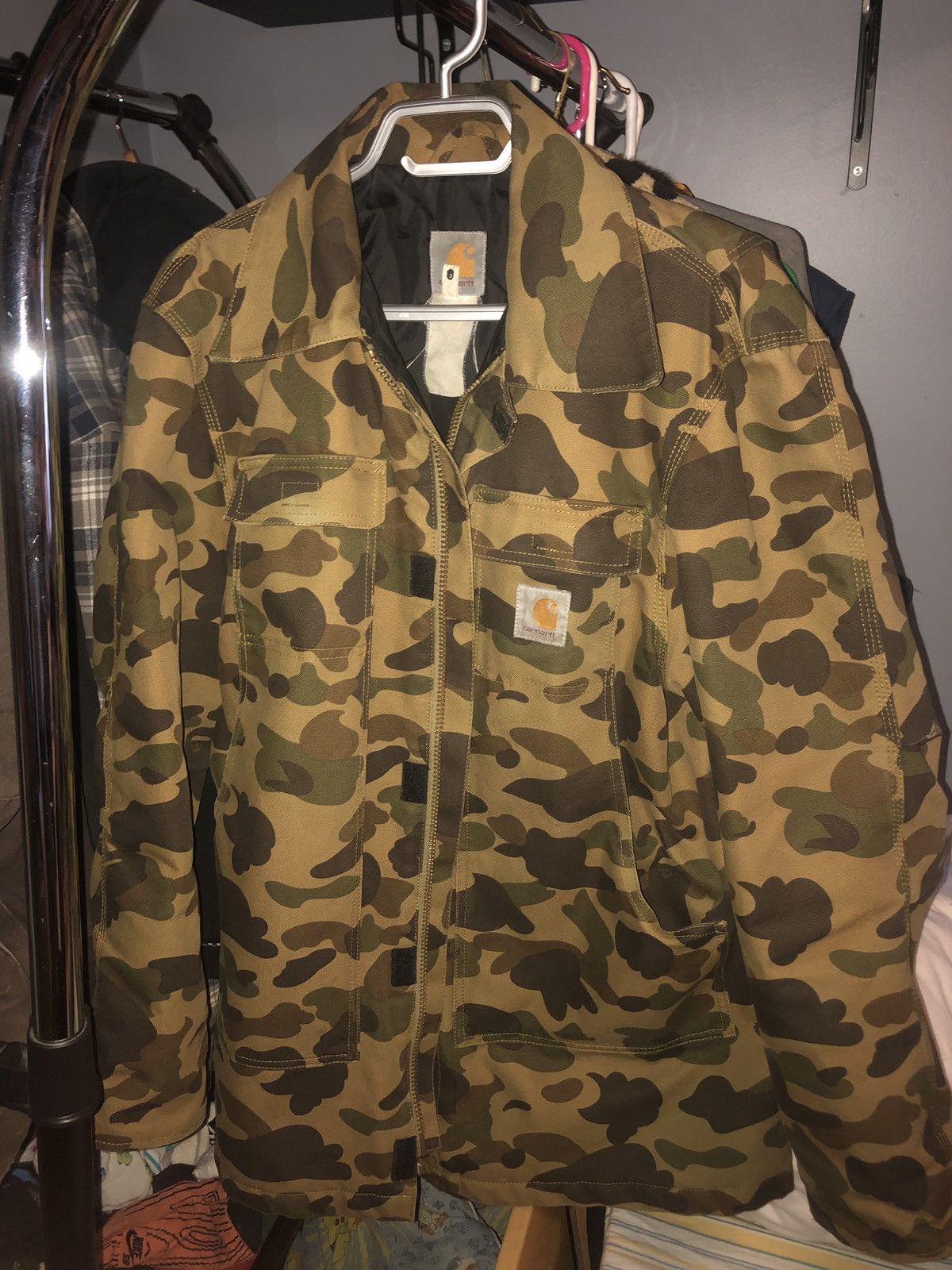 Bape Bape x Carhartt 2006 work jacket | Grailed