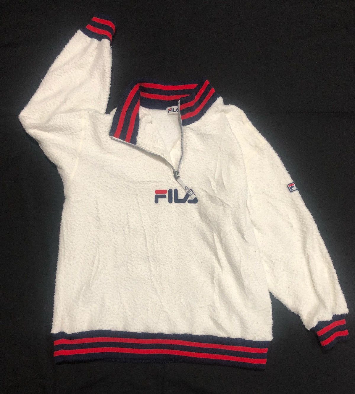 Fila Fila Fleece Retro Vintage Long Sleeve Size US M / EU 48-50 / 2 - 4 Thumbnail