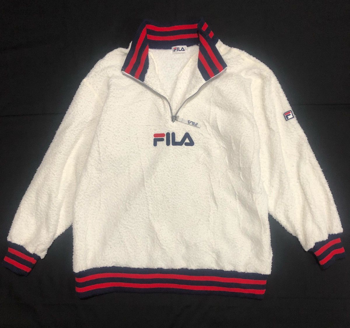 Fila Fila Fleece Retro Vintage Long Sleeve Size US M / EU 48-50 / 2 - 2 Thumbnail