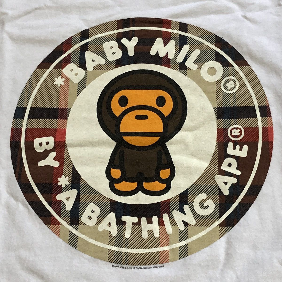 Bape Bape Check Baby Milo Tee Size US L / EU 52-54 / 3 - 2 Thumbnail