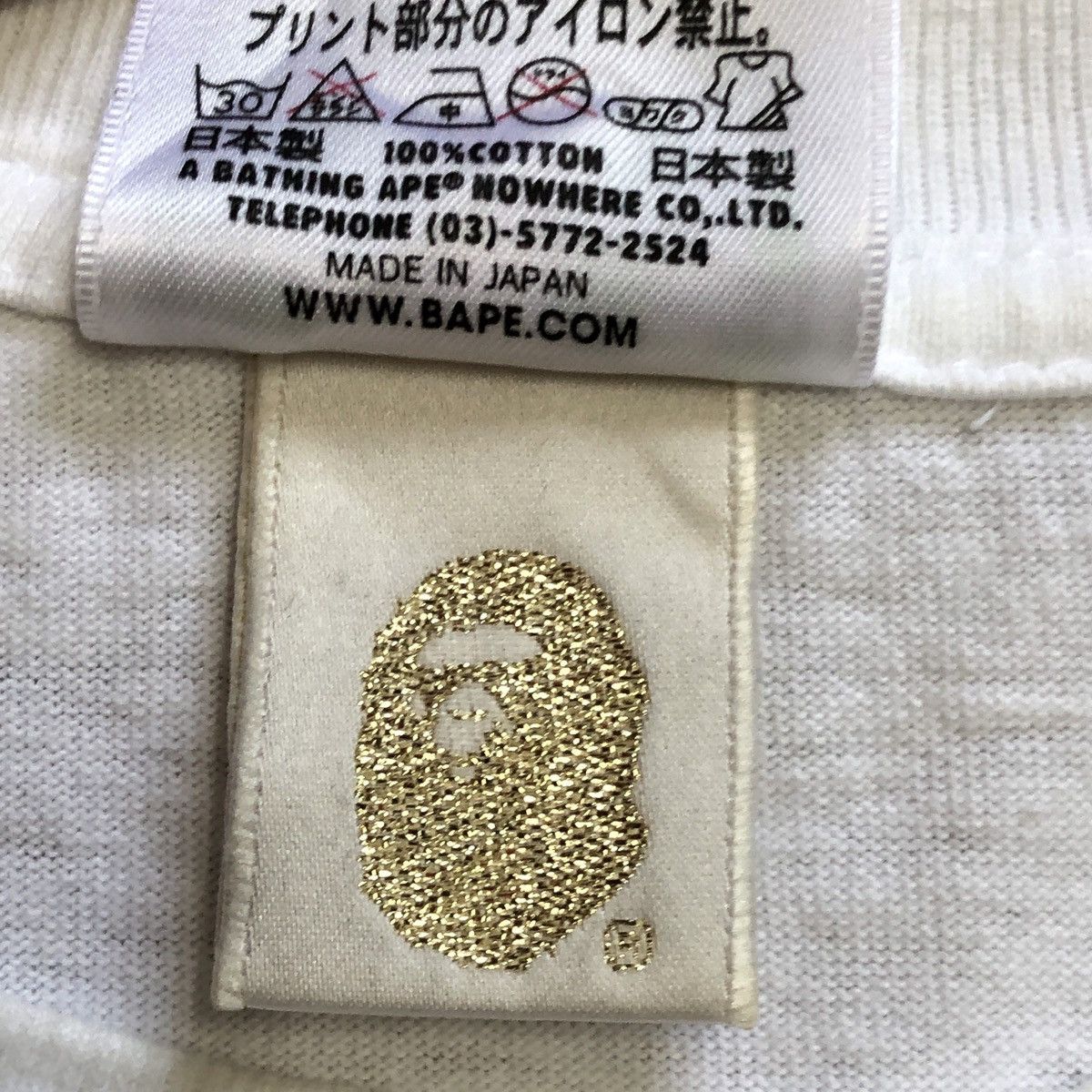 Bape Bape Check Baby Milo Tee Size US L / EU 52-54 / 3 - 5 Thumbnail