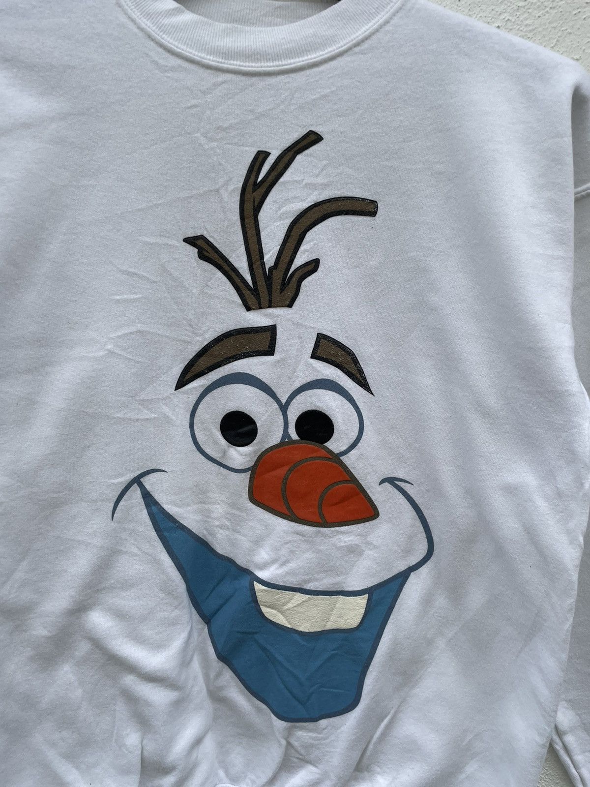 Disney × Hanes Disney Park Frozen Olaf Big Logo Sweatshirt Size US S / EU 44-46 / 1 - 3 Thumbnail
