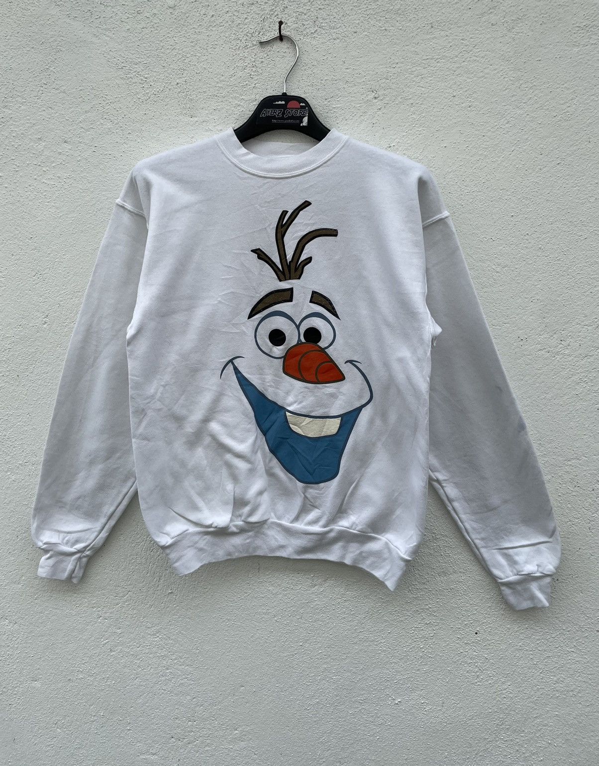 Disney × Hanes Disney Park Frozen Olaf Big Logo Sweatshirt Size US S / EU 44-46 / 1 - 1 Thumbnail