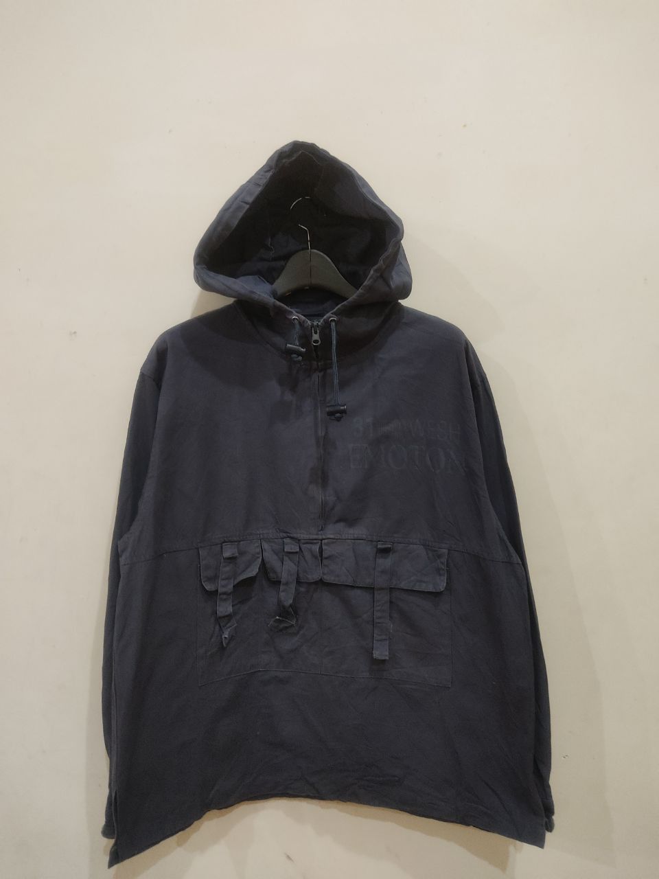 image of Avant Garde x Vintage Privy Anorak Tactical Jacket in Indigo, Men's (Size Large)