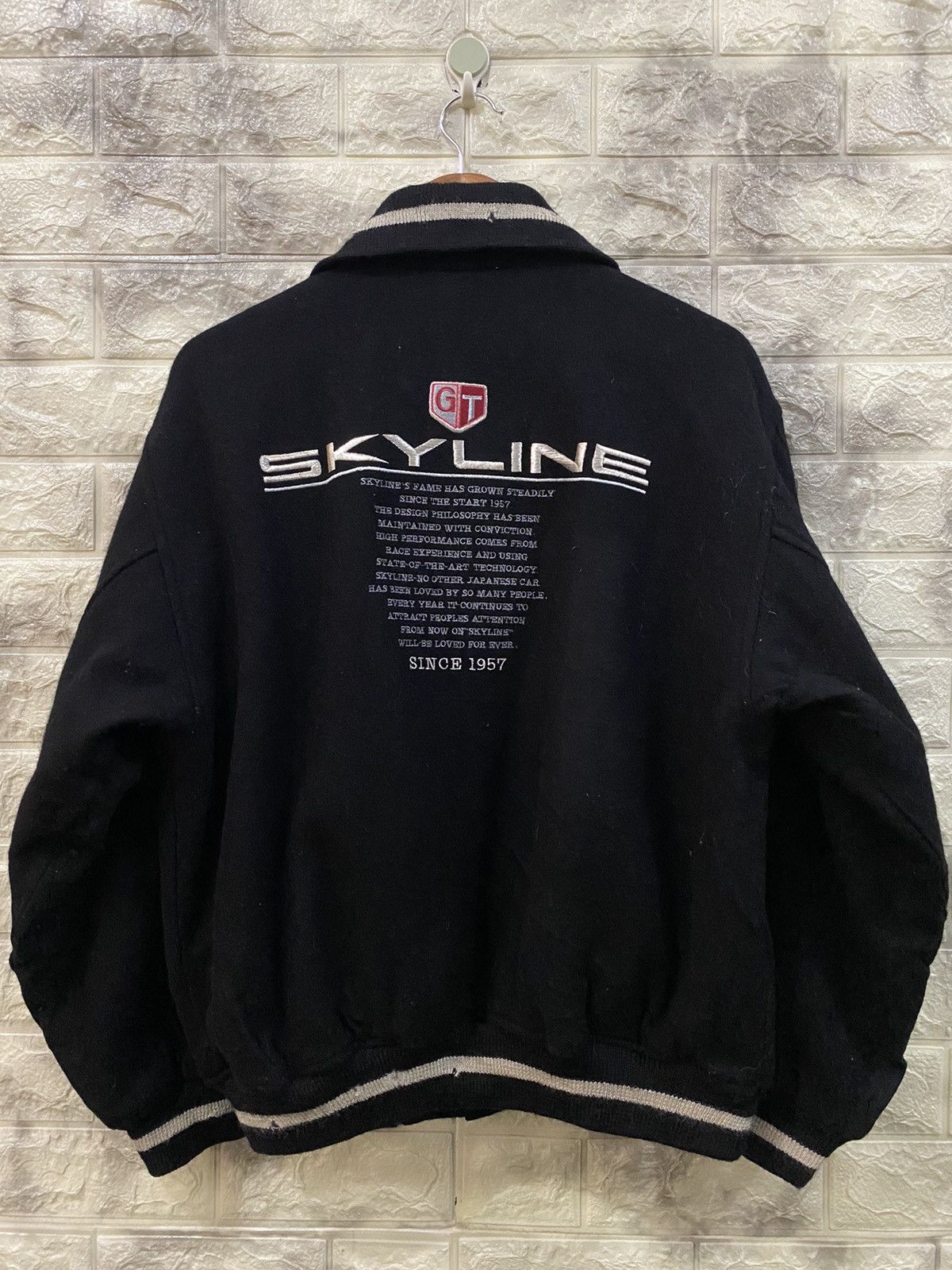 Vintage Vintage GT Skyline Varsity Jacket Size US L / EU 52-54 / 3 - 1 Thumbnail