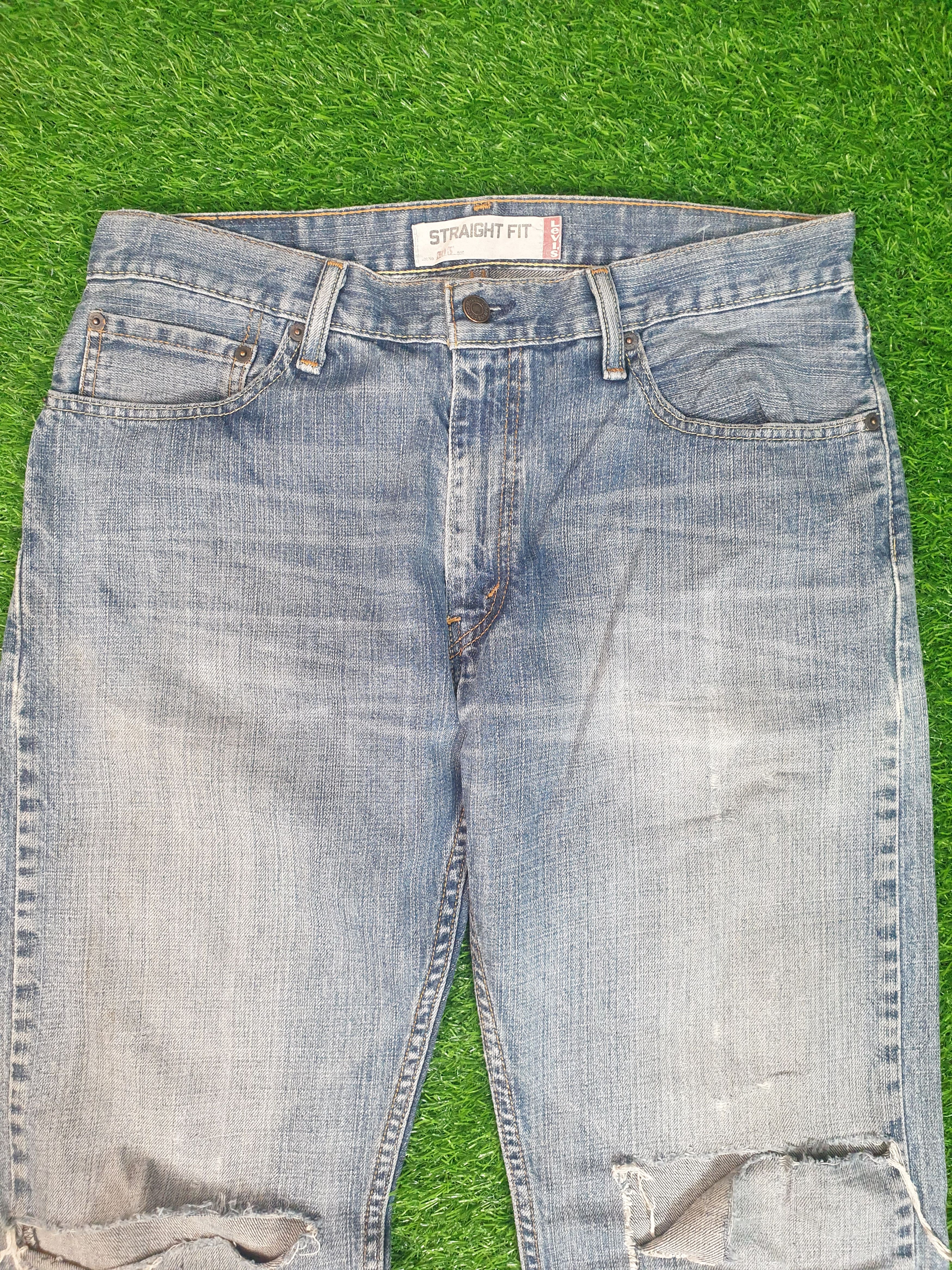 Levi's LEVIS 505 Light Wash Distressed Size 34X34 Jeans L0174 Size US 34 / EU 50 - 6 Thumbnail