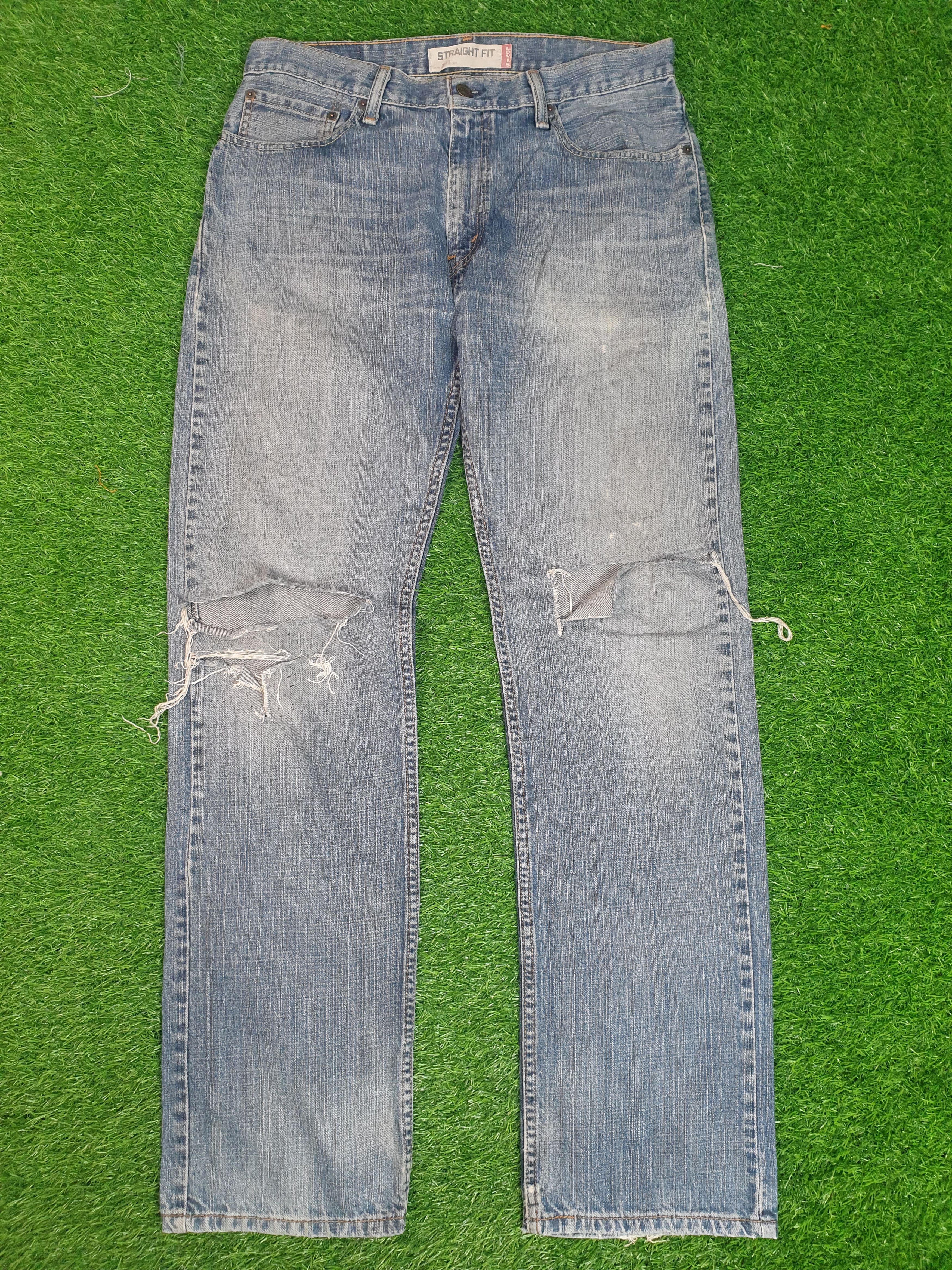 Levi's LEVIS 505 Light Wash Distressed Size 34X34 Jeans L0174 Size US 34 / EU 50 - 1 Thumbnail