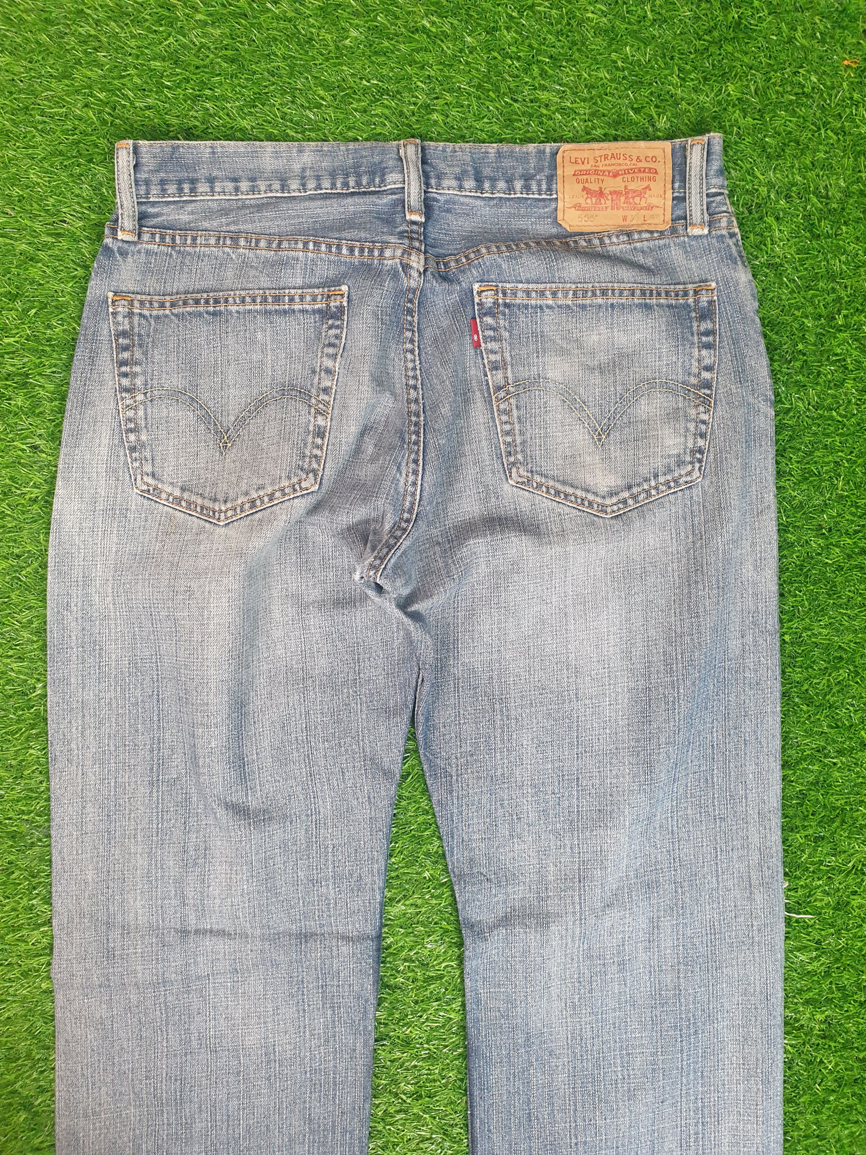 Levi's LEVIS 505 Light Wash Distressed Size 34X34 Jeans L0174 Size US 34 / EU 50 - 7 Thumbnail
