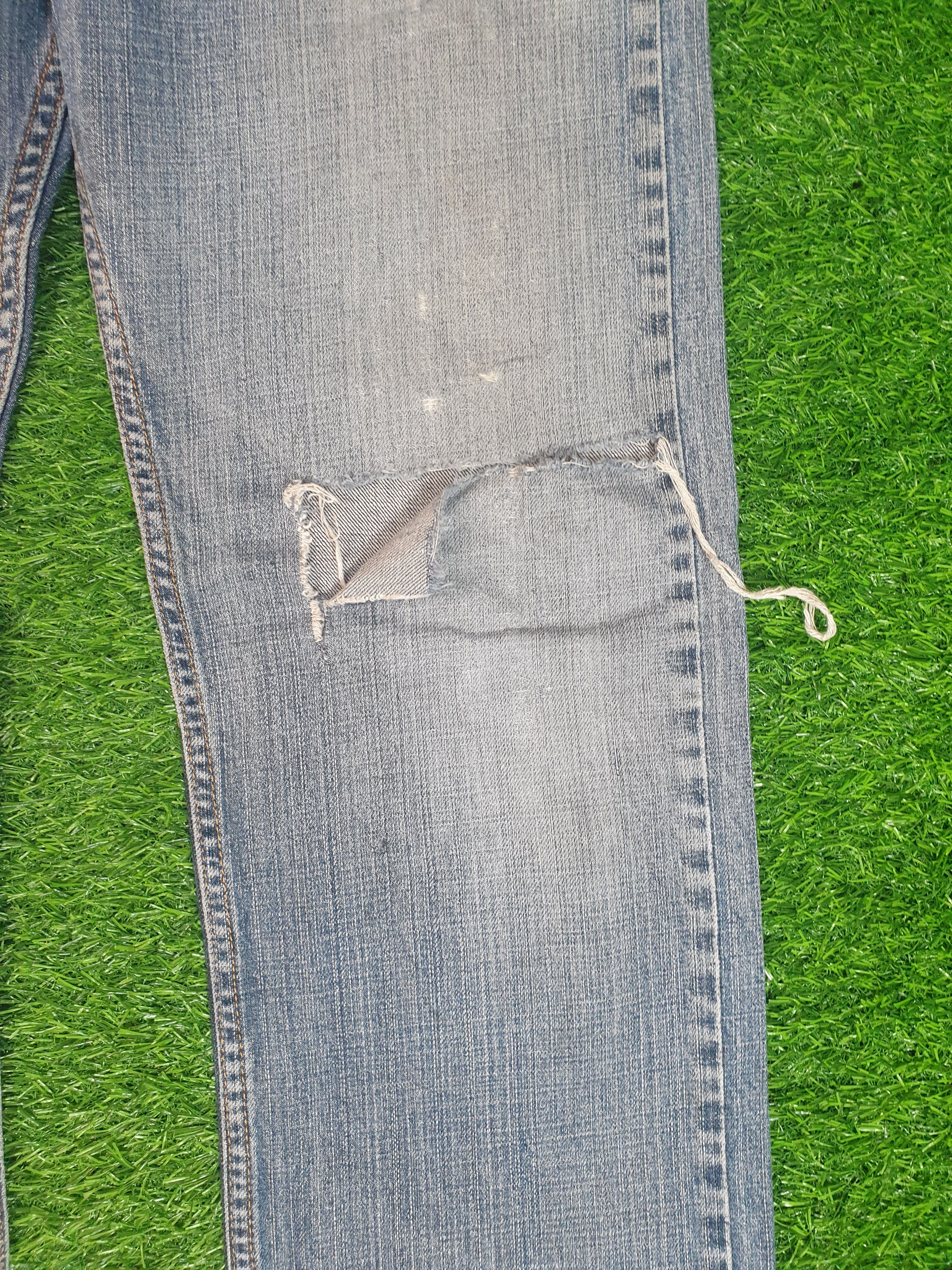 Levi's LEVIS 505 Light Wash Distressed Size 34X34 Jeans L0174 Size US 34 / EU 50 - 5 Thumbnail