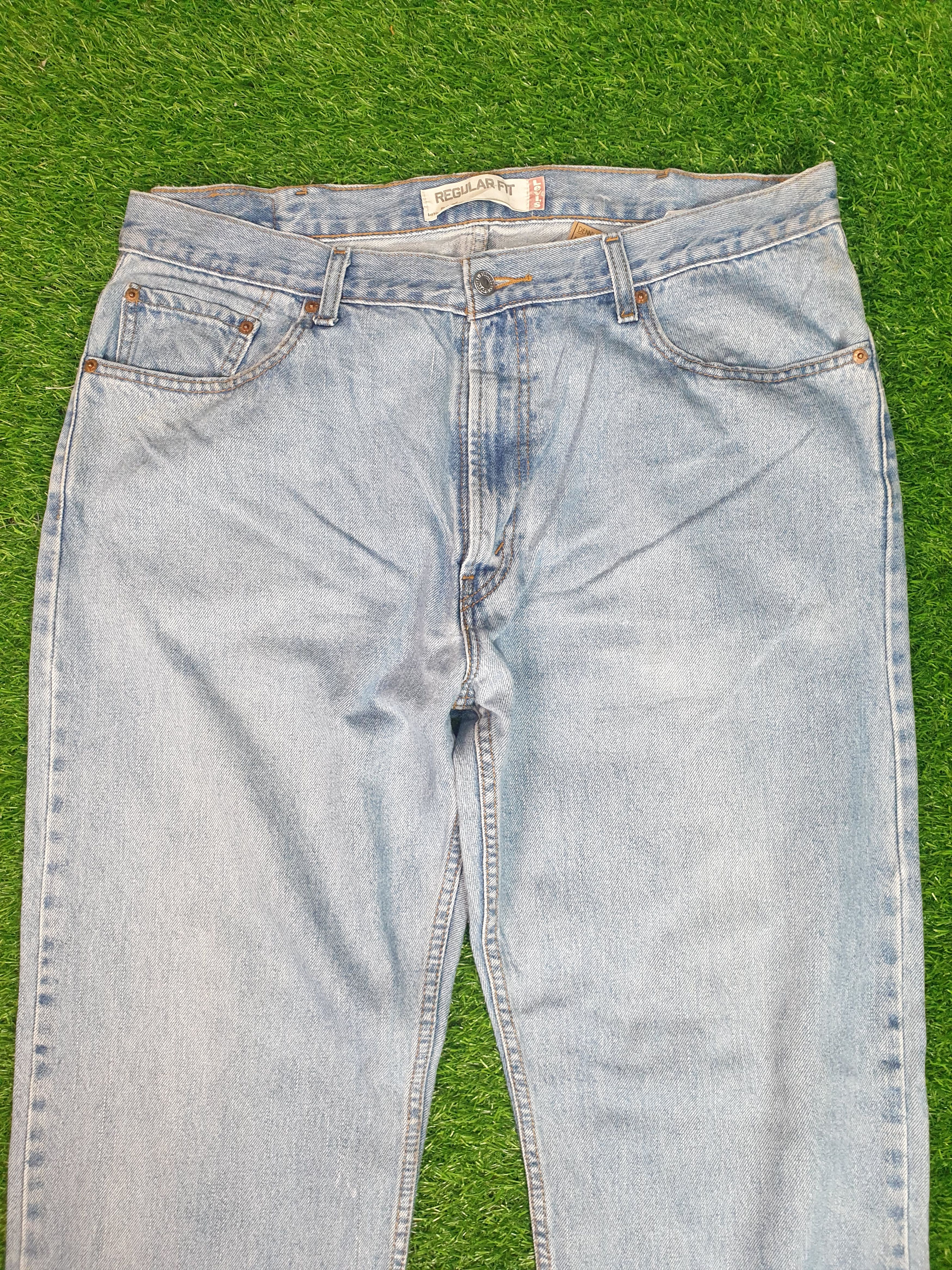 Levi's Vintage LEVIS 505 Light Wash Faded Size 38X35.5 Jeans L0166 Size US 38 / EU 54 - 4 Thumbnail