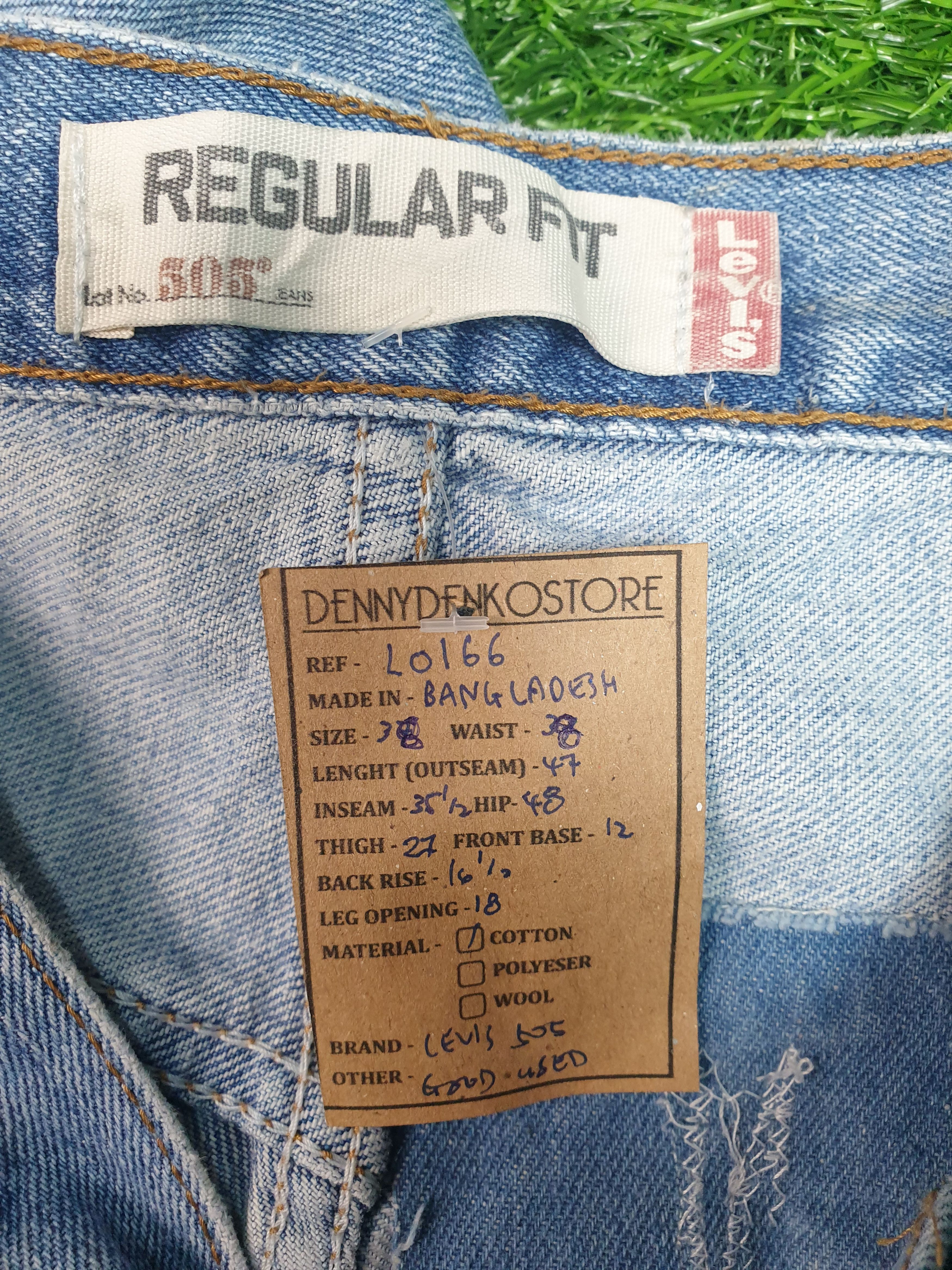 Levi's Vintage LEVIS 505 Light Wash Faded Size 38X35.5 Jeans L0166 Size US 38 / EU 54 - 11 Thumbnail