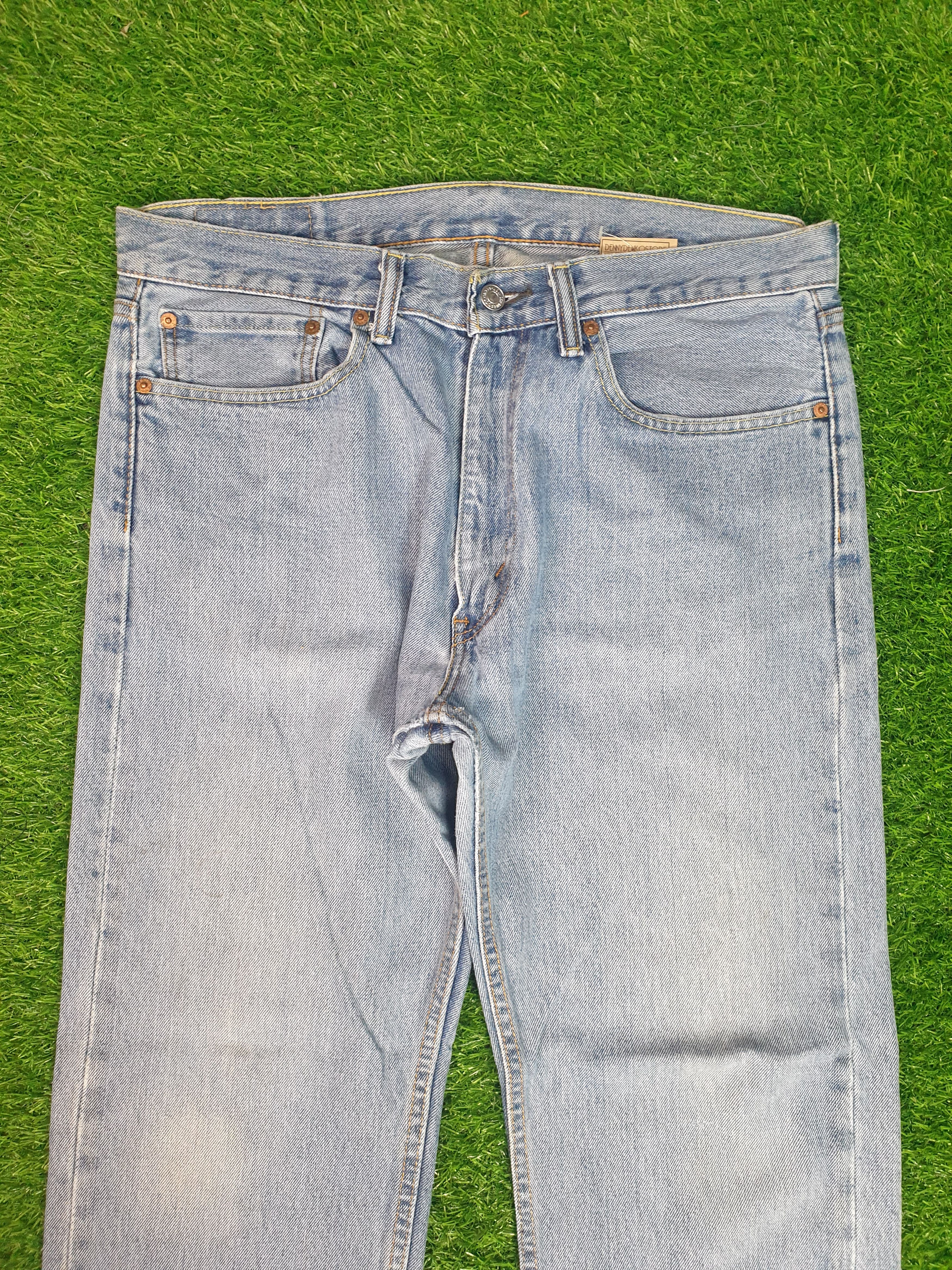 Levi's Vintage LEVIS 505 Light Wash Faded Size 35X31.5 Jeans L0170 Size US 35 - 5 Thumbnail