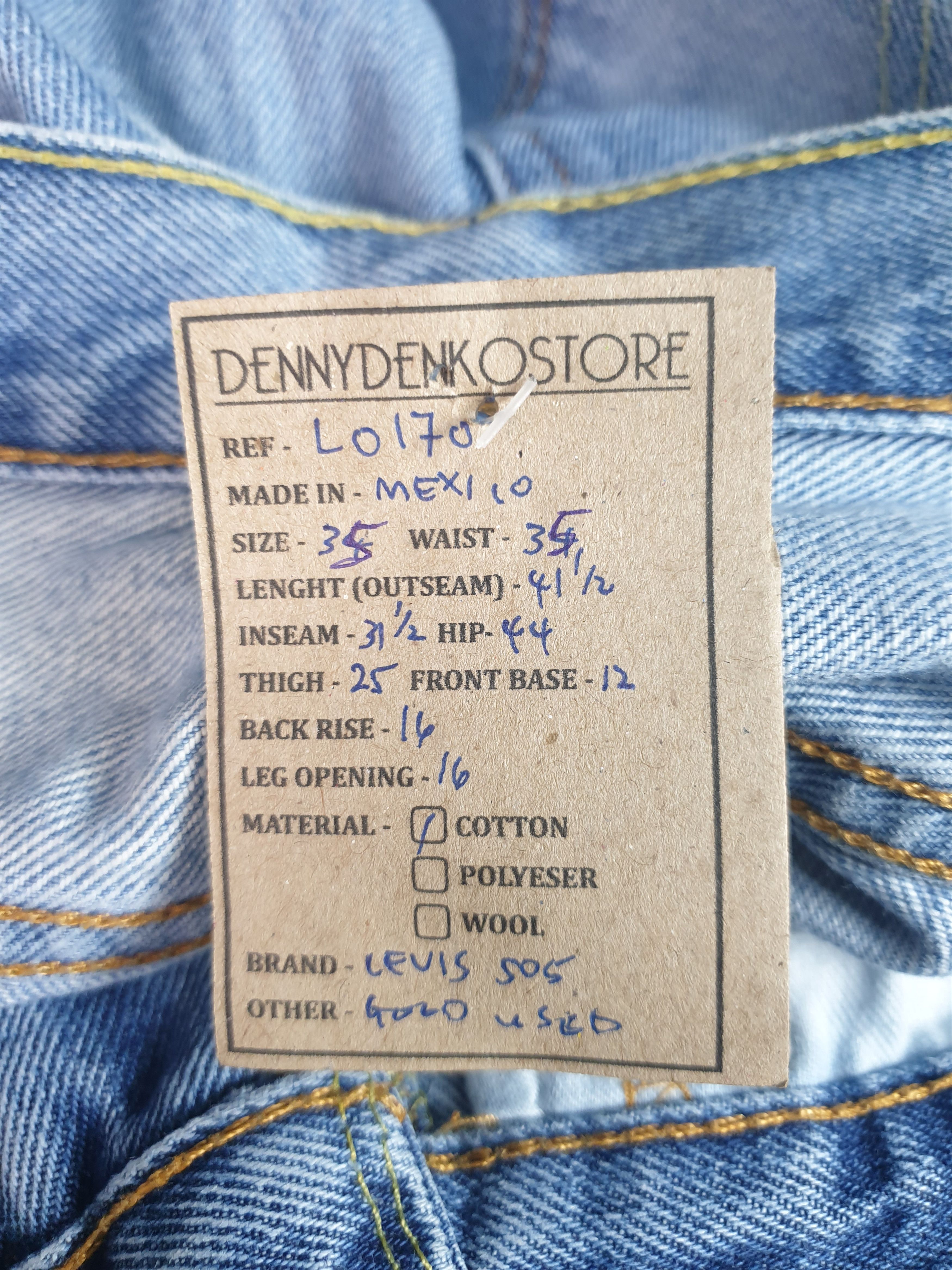 Levi's Vintage LEVIS 505 Light Wash Faded Size 35X31.5 Jeans L0170 Size US 35 - 13 Thumbnail